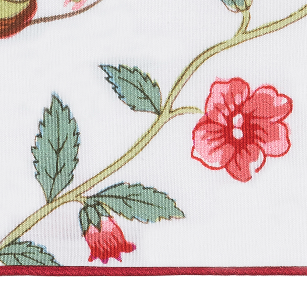 Swatch of Matouk Luca Sleep Shirts in Pomegranate Pink Coral