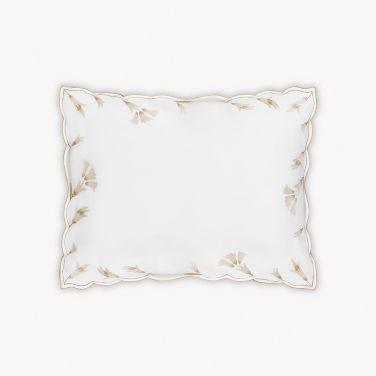 Boudoir Sham Silo of Matouk Marcella Bedding in Dune