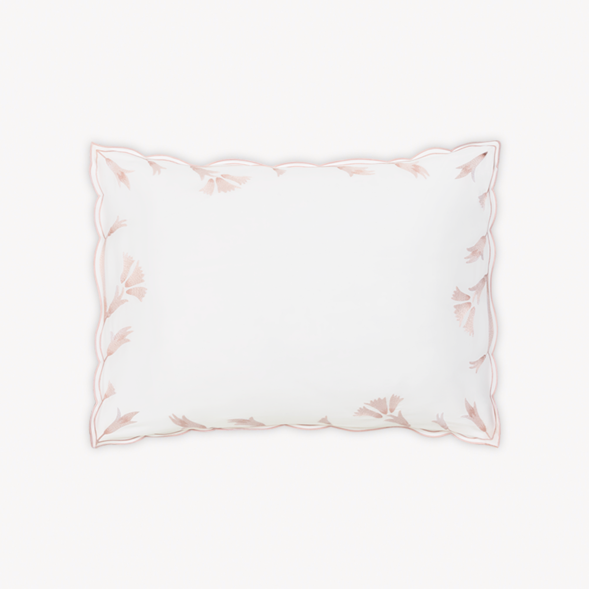 Boudoir Sham Silo of Matouk Marcella Bedding in Pink