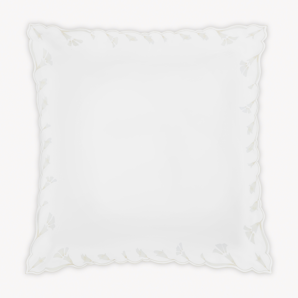 Euro Sham Silo of Matouk Marcella Bedding in Bone