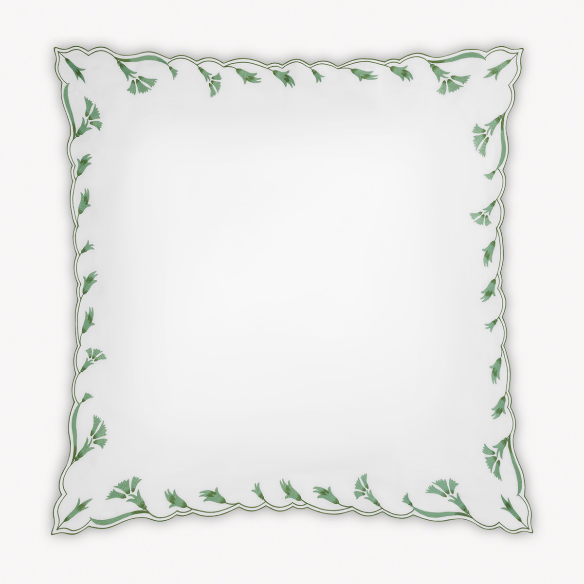 Euro Sham Silo of Matouk Marcella Bedding in Clover