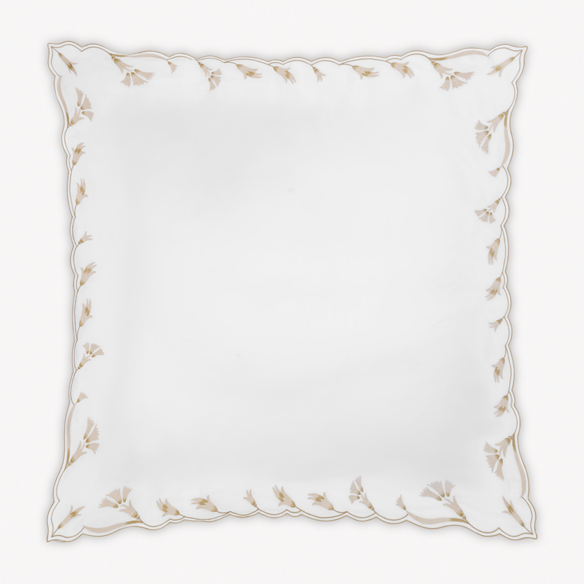 Euro Sham Silo of Matouk Marcella Bedding in Dune