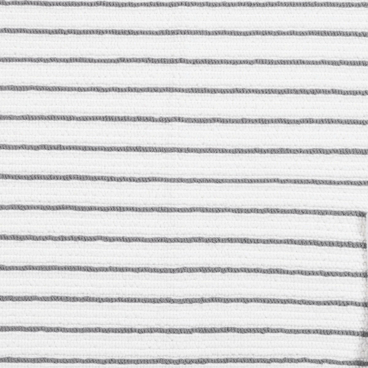 Fabric Closeup of Matouk Marco Bath Rugs in Dove Gray color