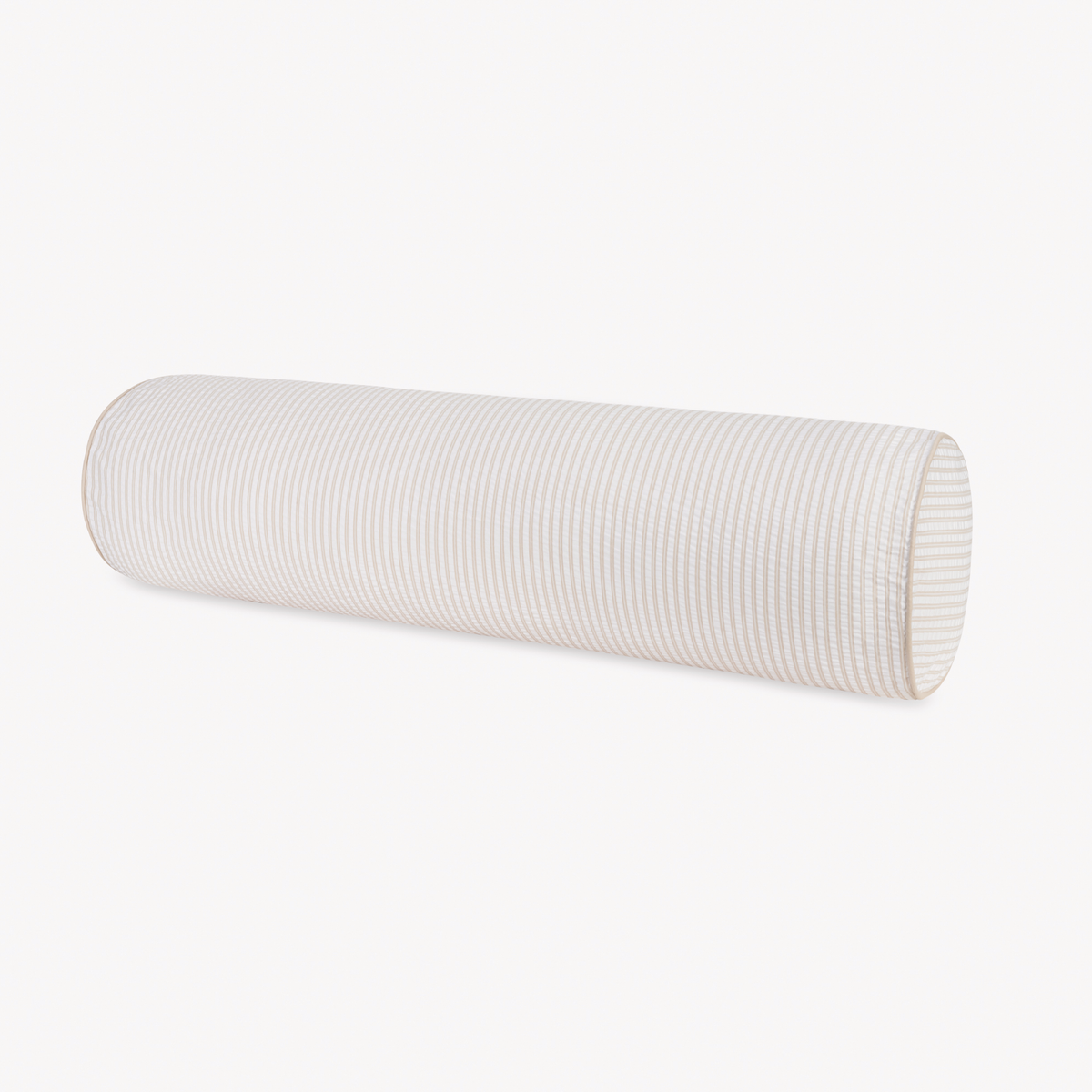 Bolster Pillow Cover of Natural Matouk Matteo Bedding