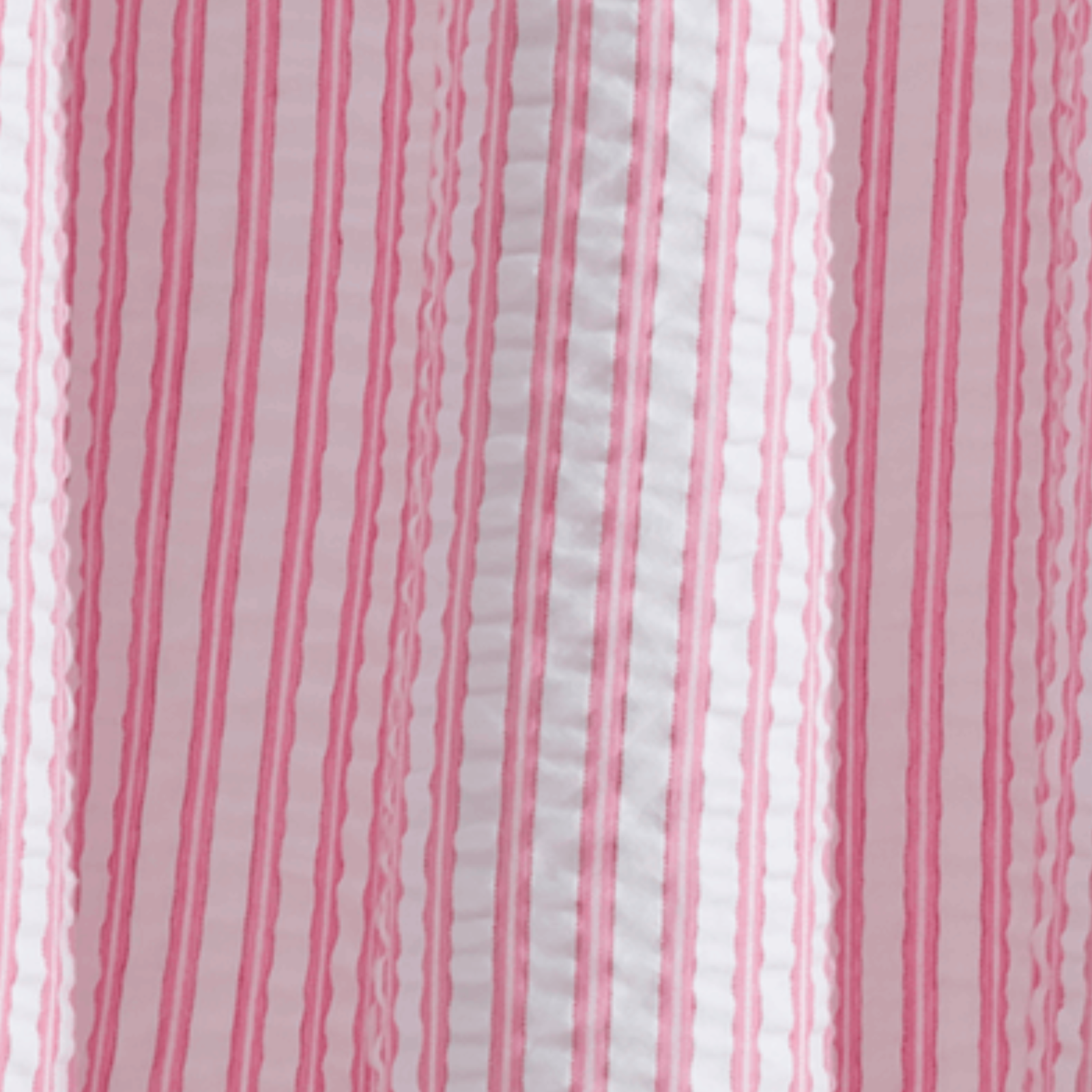 Closeup of Matouk Matteo Shower Curtain in Peony