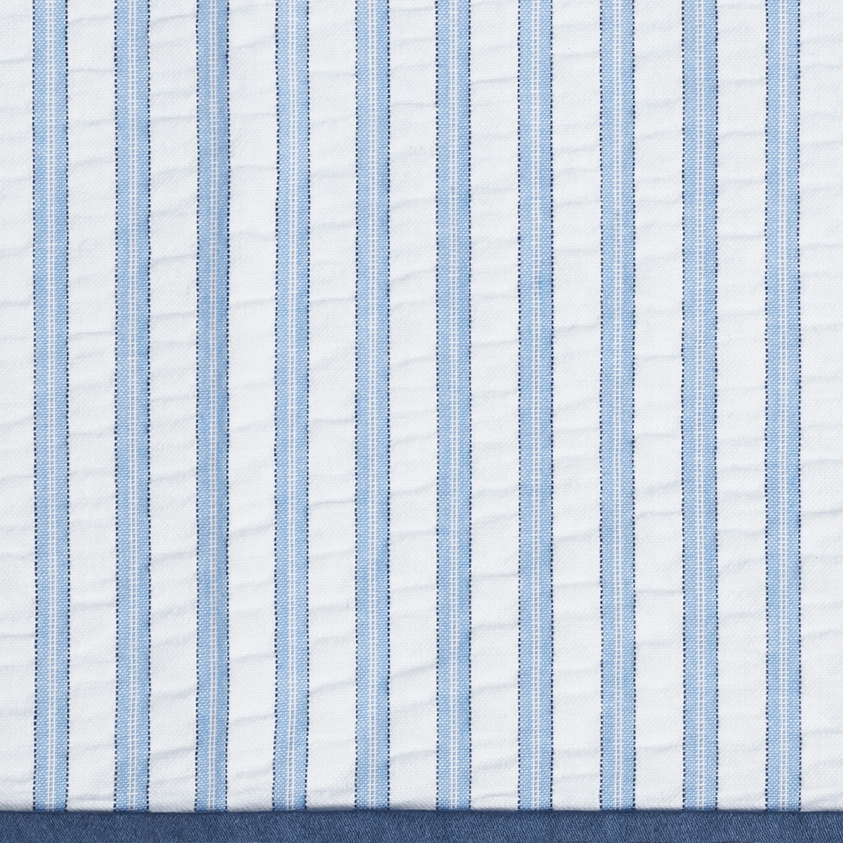 Swatch Sample of Matouk Matteo Sleep Shirt in Azure