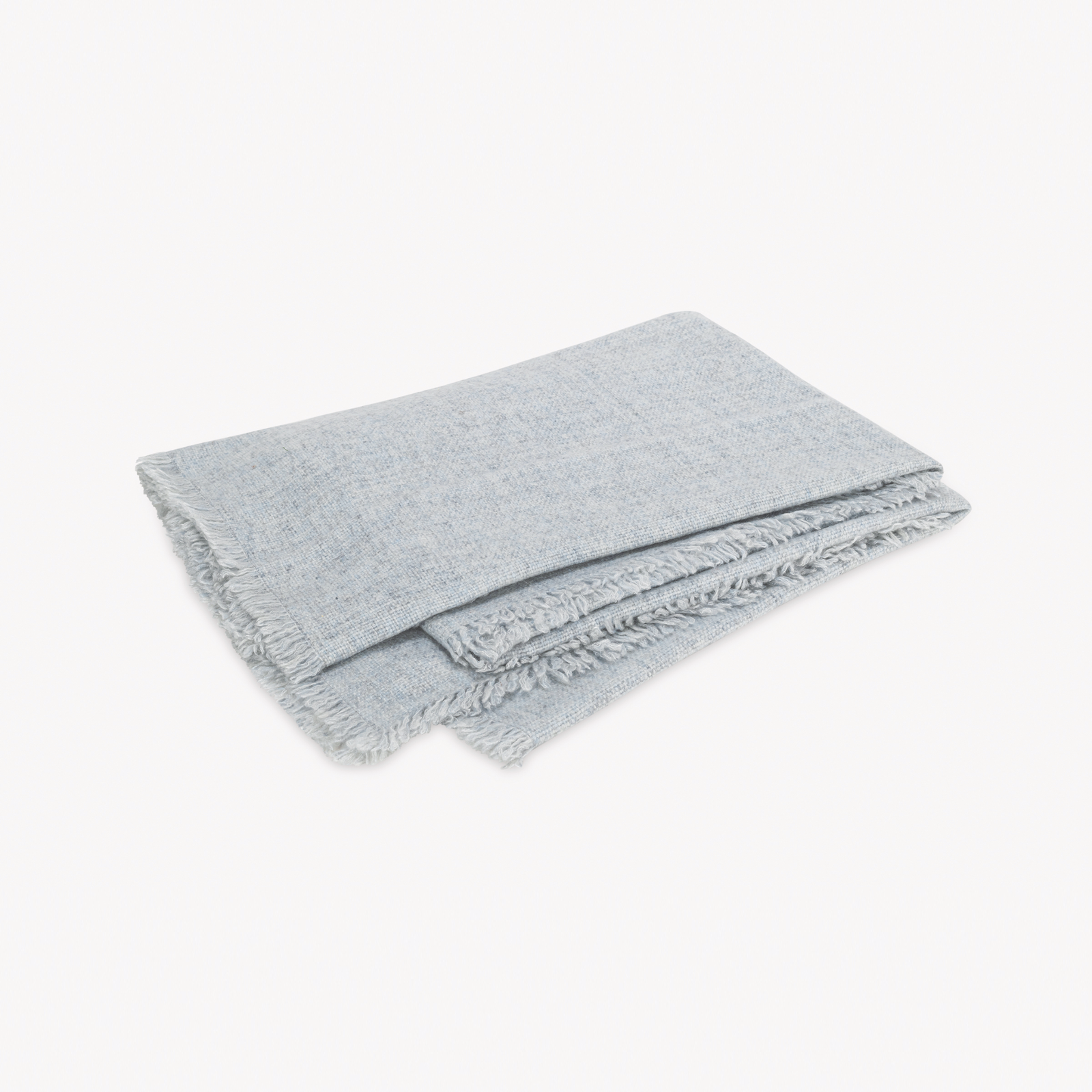 Folded Matouk Maya Throw in Color Mist