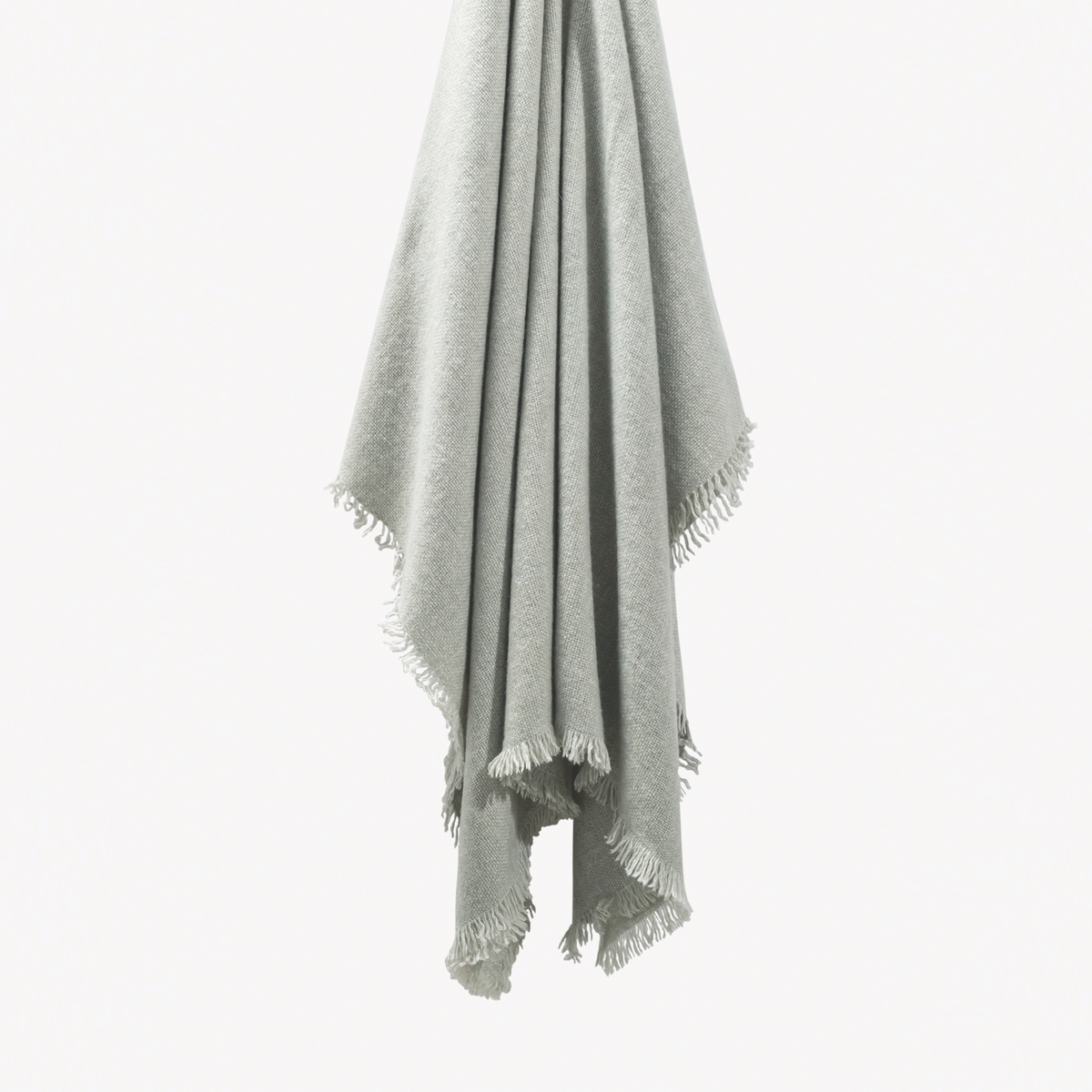 Hanging Matouk Maya Throw in Color Celadon