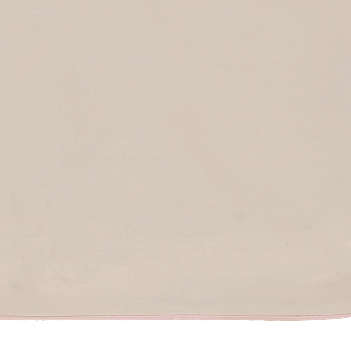 Fabric Closeup of Matouk Milano Pajama Set in Dune and Pink colors