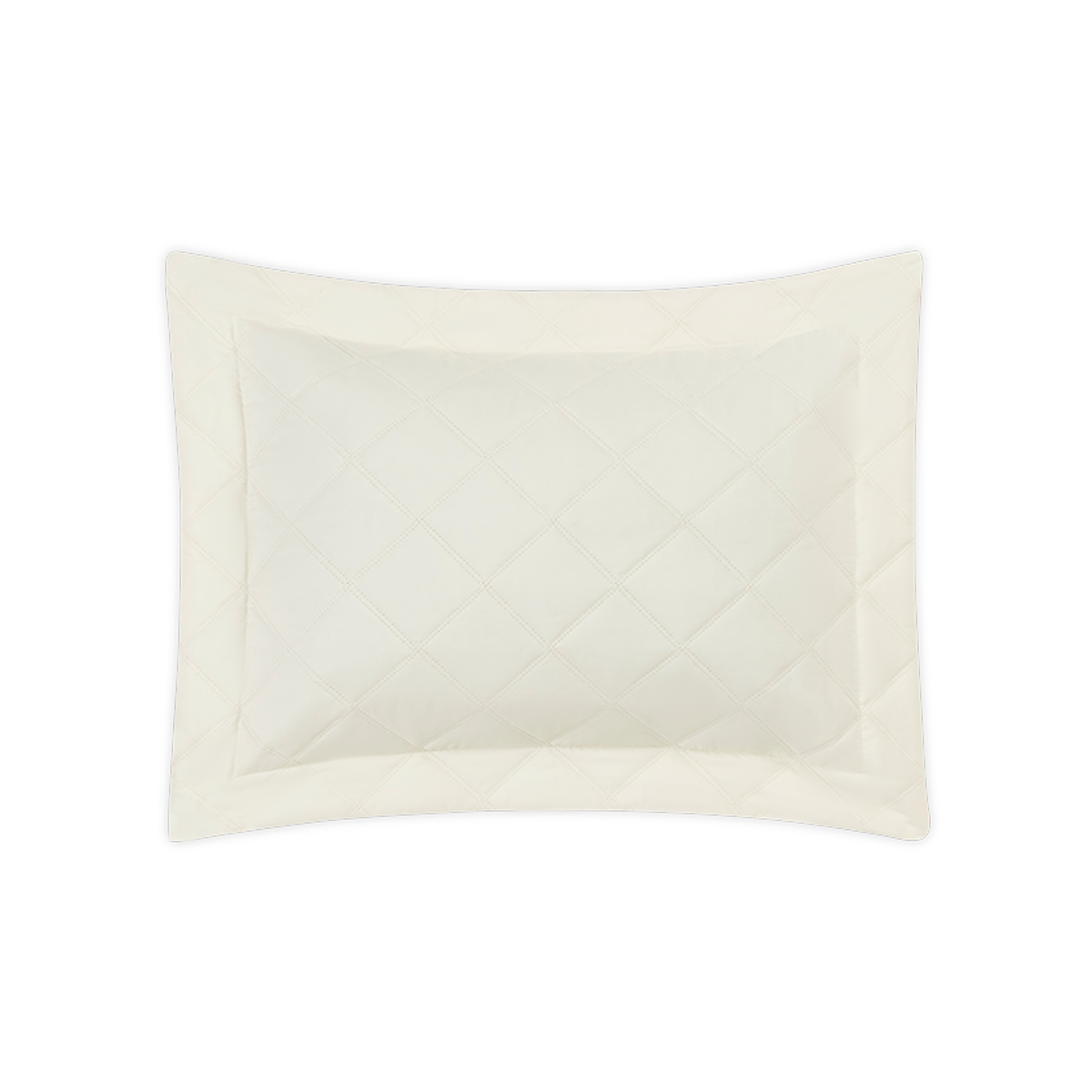 Boudoir Sham of Matouk Milano Quilt Bedding in Color Ivory