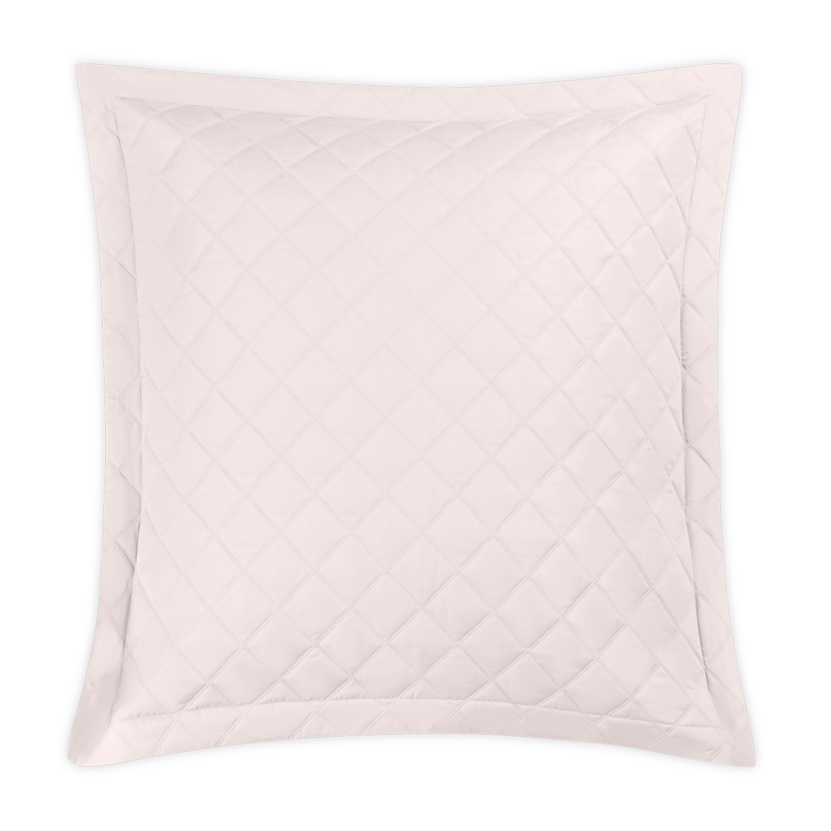 Euro Sham of Matouk Milano Quilt Bedding in Color Blush