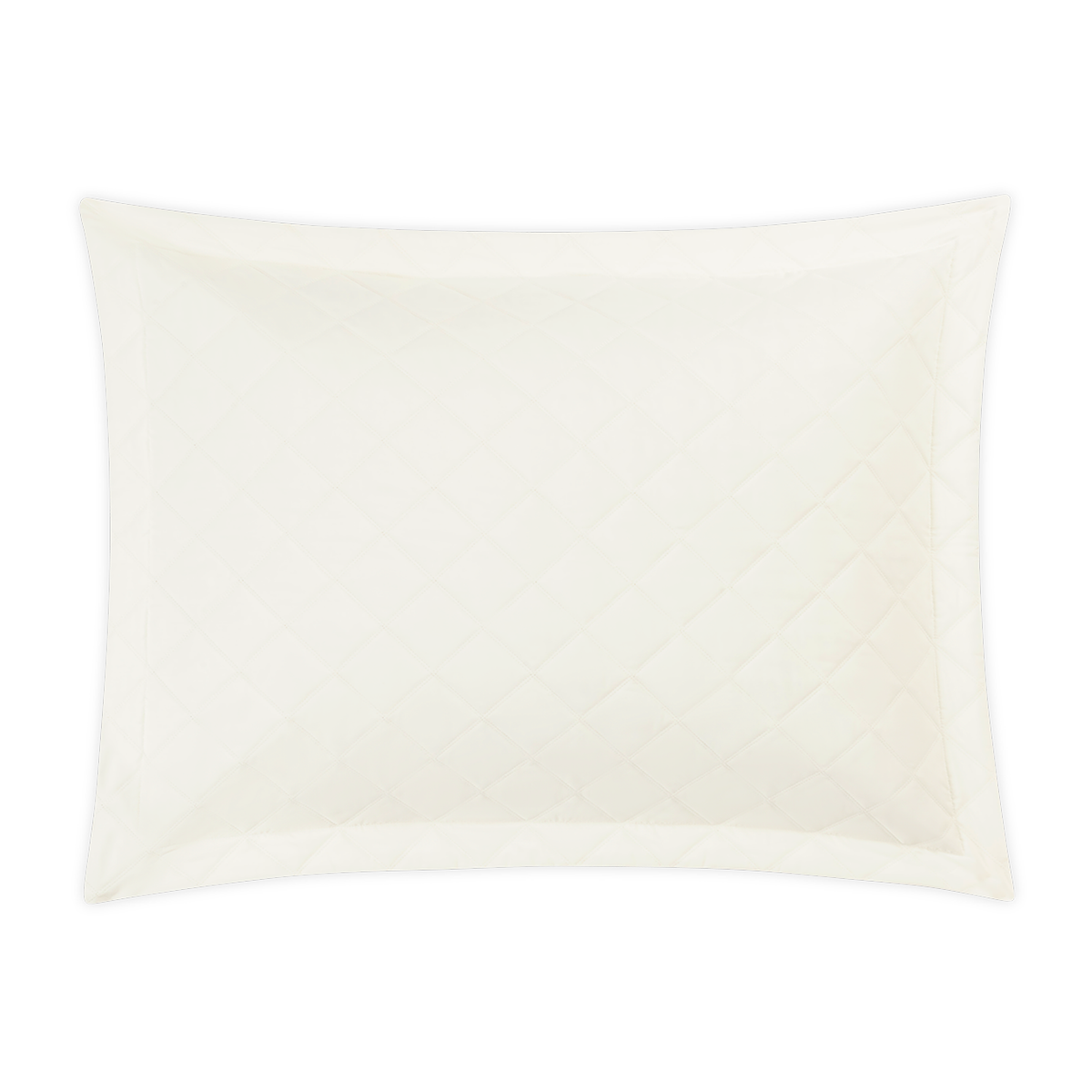Sham of Matouk Milano Quilt Bedding in Color Ivory