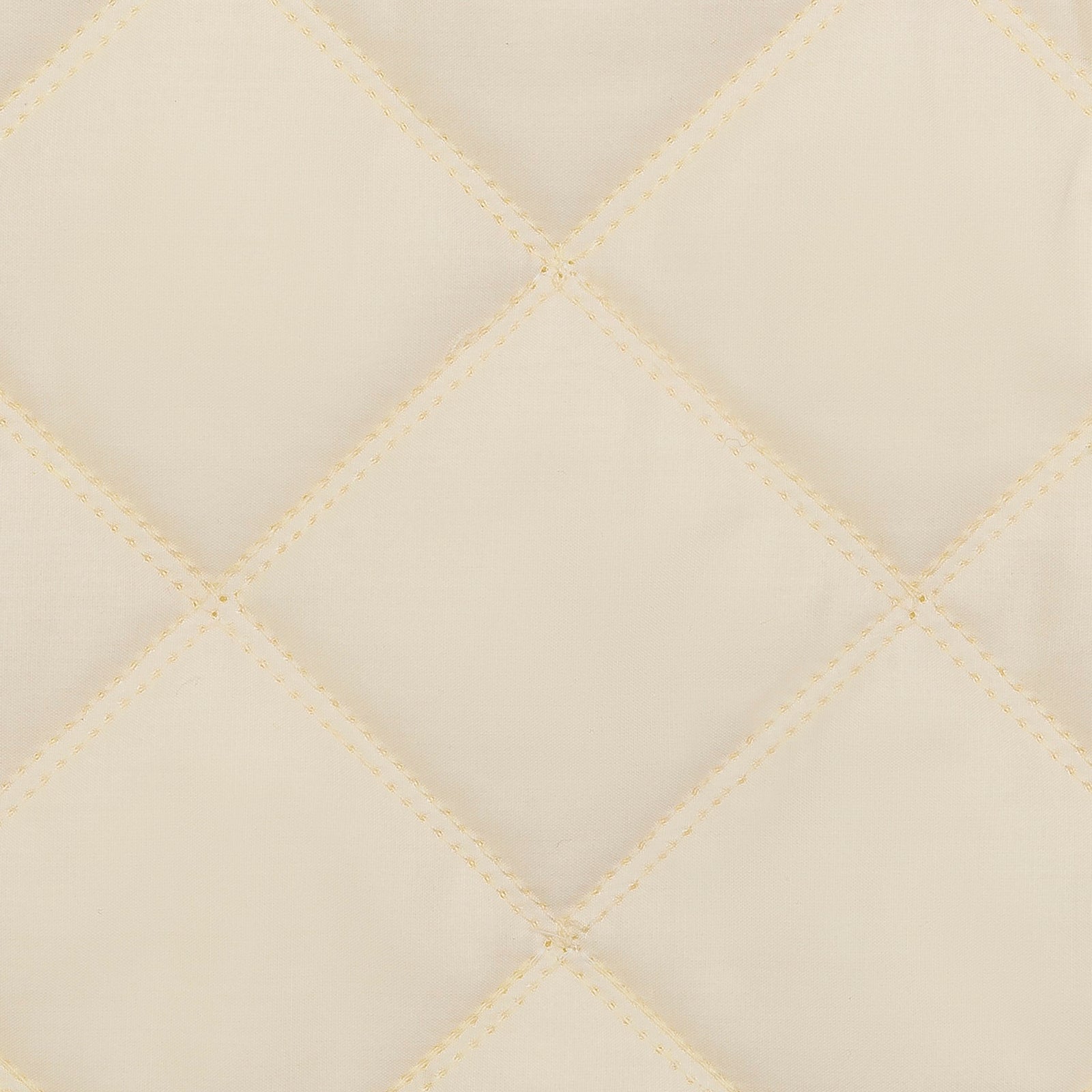 Bed Dressed in Matouk Milano Quilt Bedding with Swatch in Color Dune