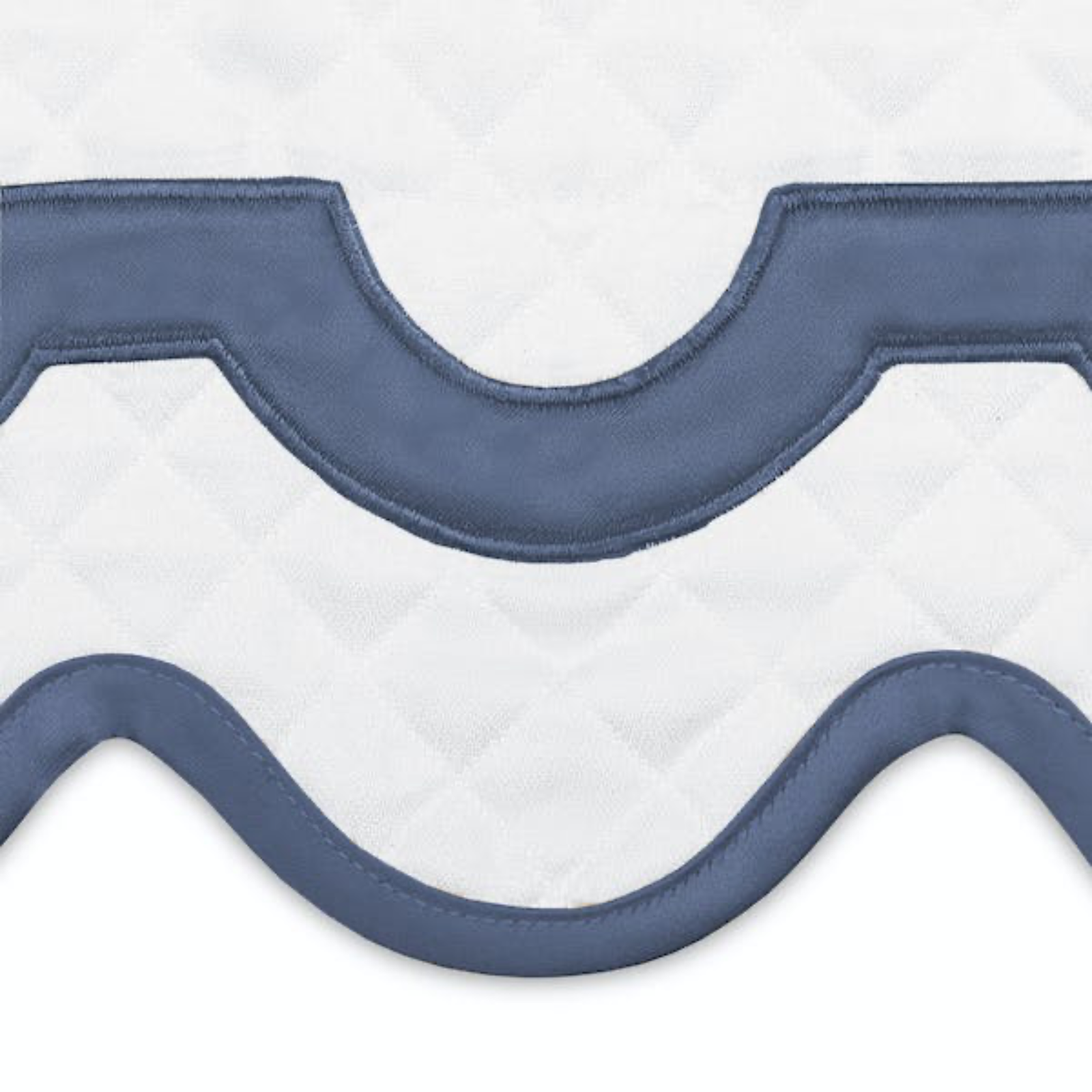 Matouk Mirasol Matelassé Bedding Stacked Shams and Folded Coverlets