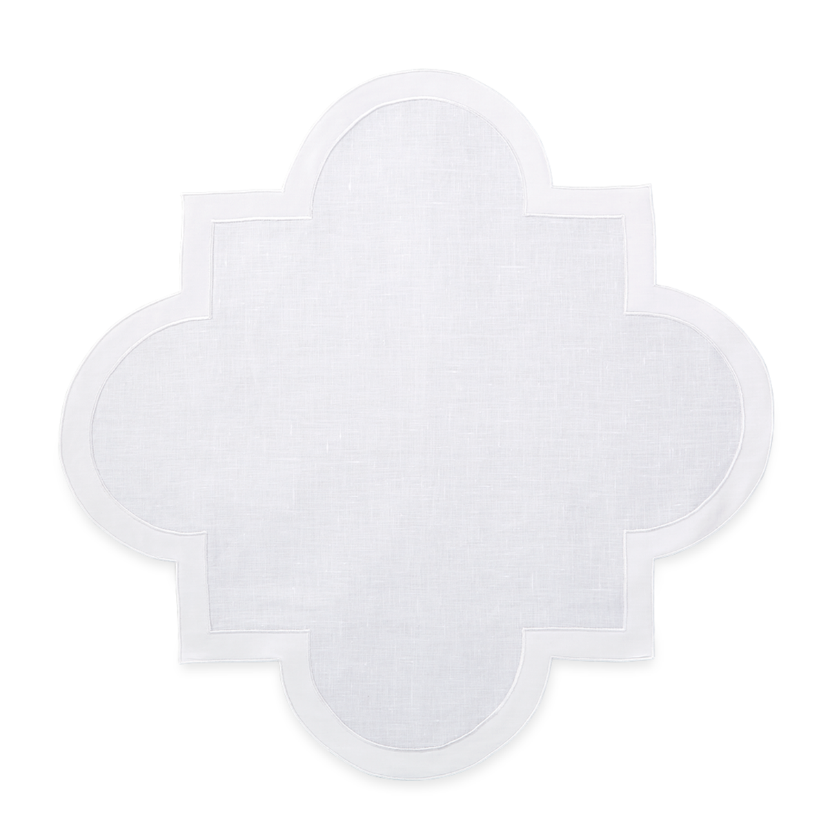 Matouk Mirasol Table Linen Placemat in White Color