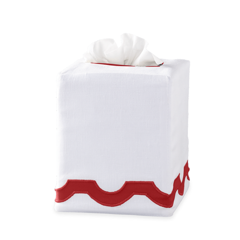 Matouk Mirasol Tissue Box Cover - Scarlet featured image