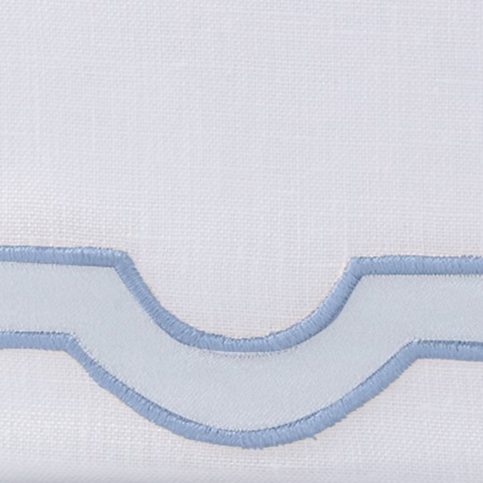 Silo Image of Matouk Mirasol Tissue Box Cover in Blue Color