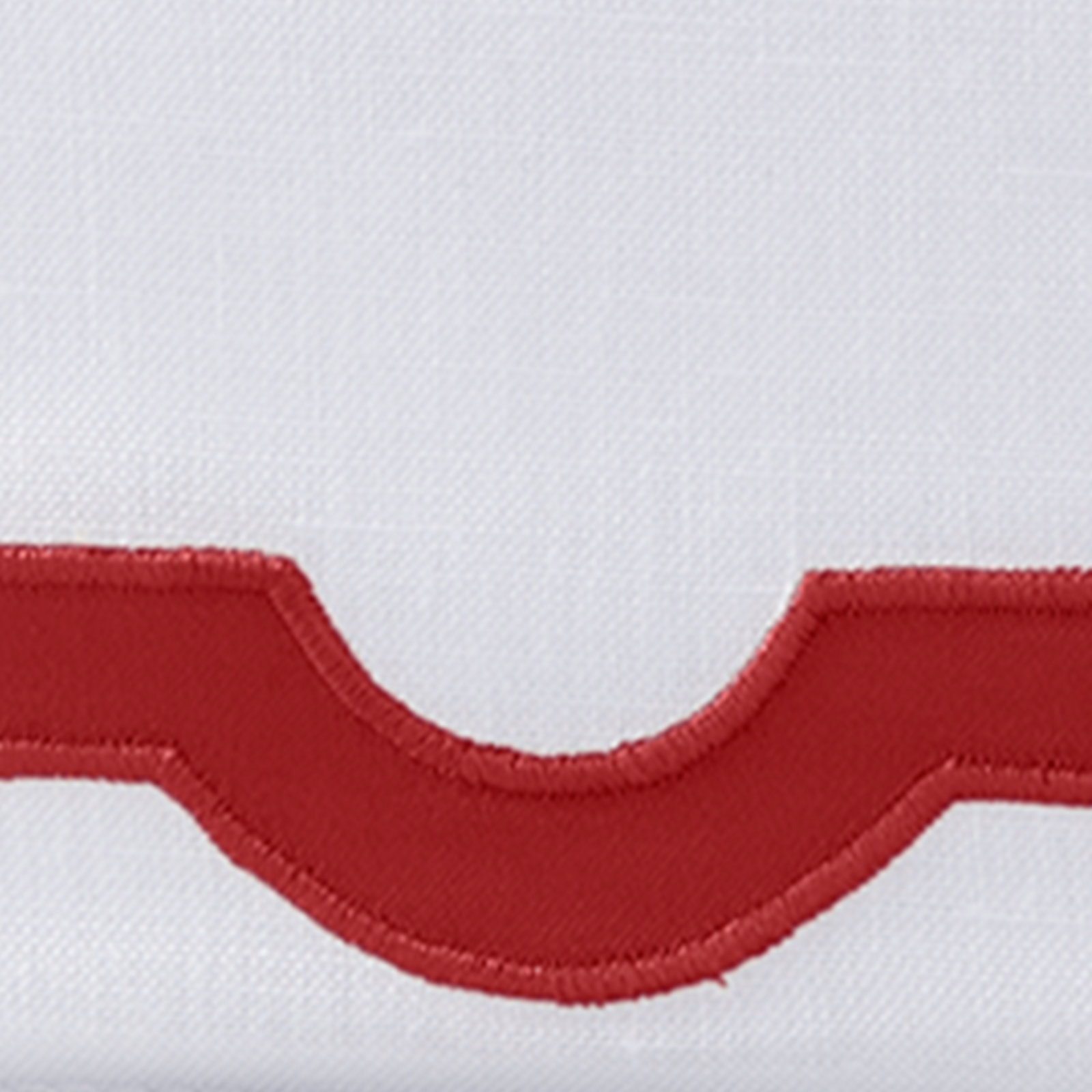 Silo Image of Matouk Mirasol Tissue Box Cover in Scarlet Color