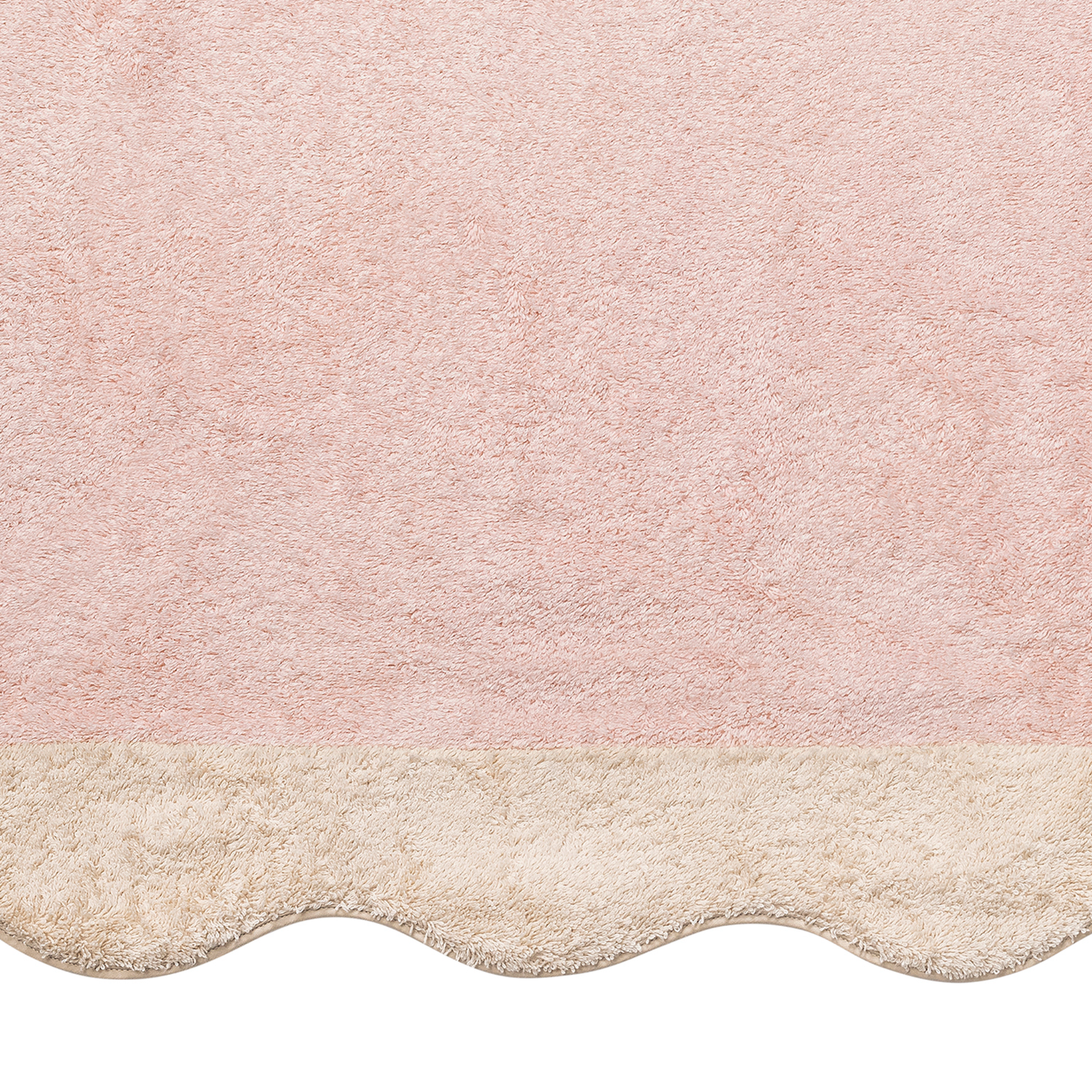Matouk Neptune Beach Towels in Blush/Sand Color