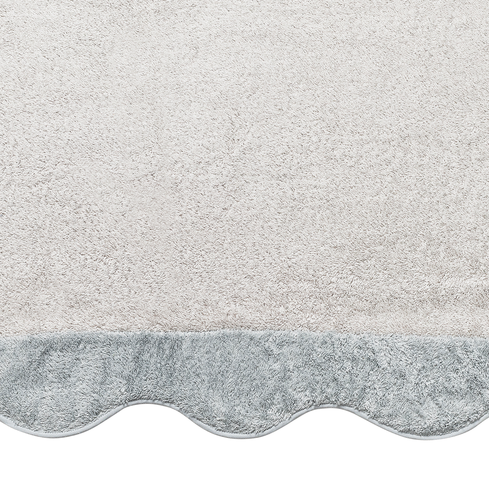 Matouk Neptune Beach Towels in Pearl/Pool