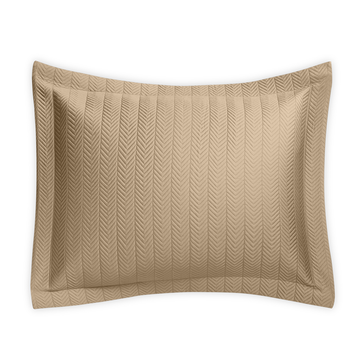 Sham of Matouk Netto Bedding in Champagne Color