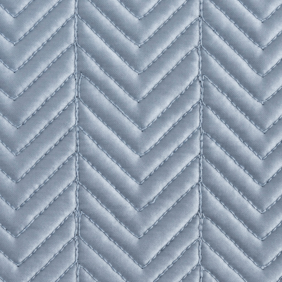 Swatch Sample of Matouk Netto Bedding in Hazy Blue Color