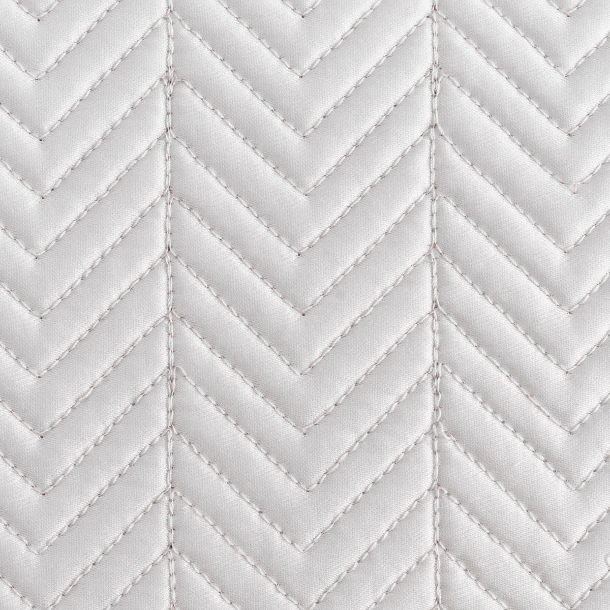 Swatch Sample of Matouk Netto Bedding in Silver Color