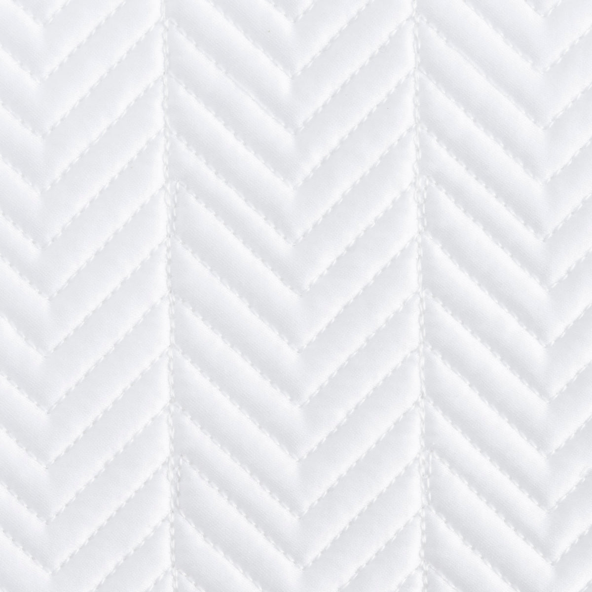 Swatch Sample of Matouk Netto Bedding in White Color