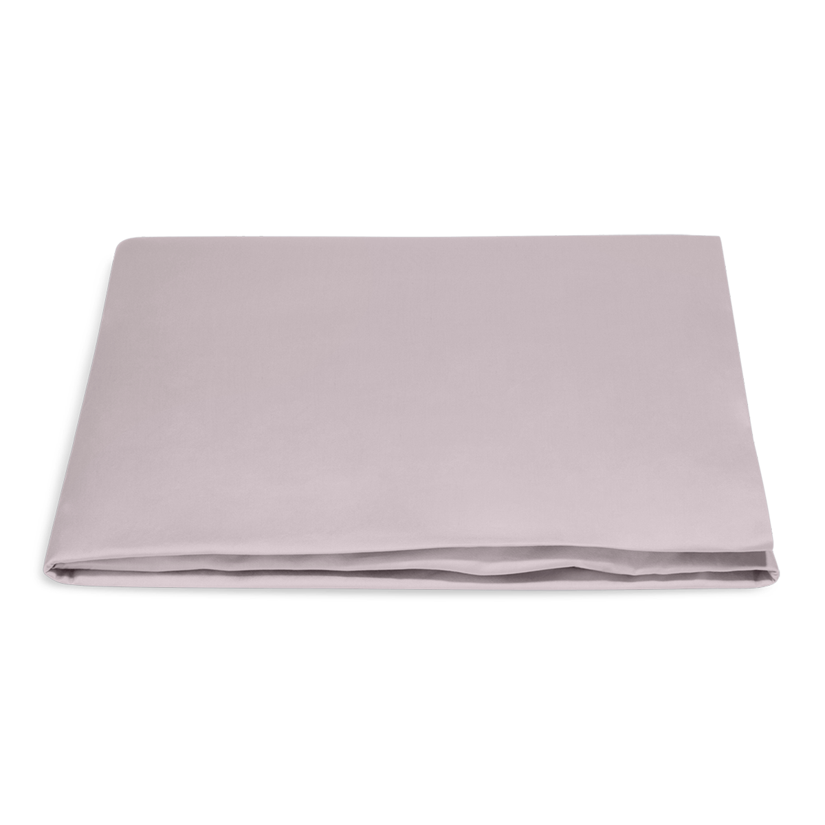 Folded Fitted Sheet of Matouk Nocturne Bedding Collection in Color Deep Lilac