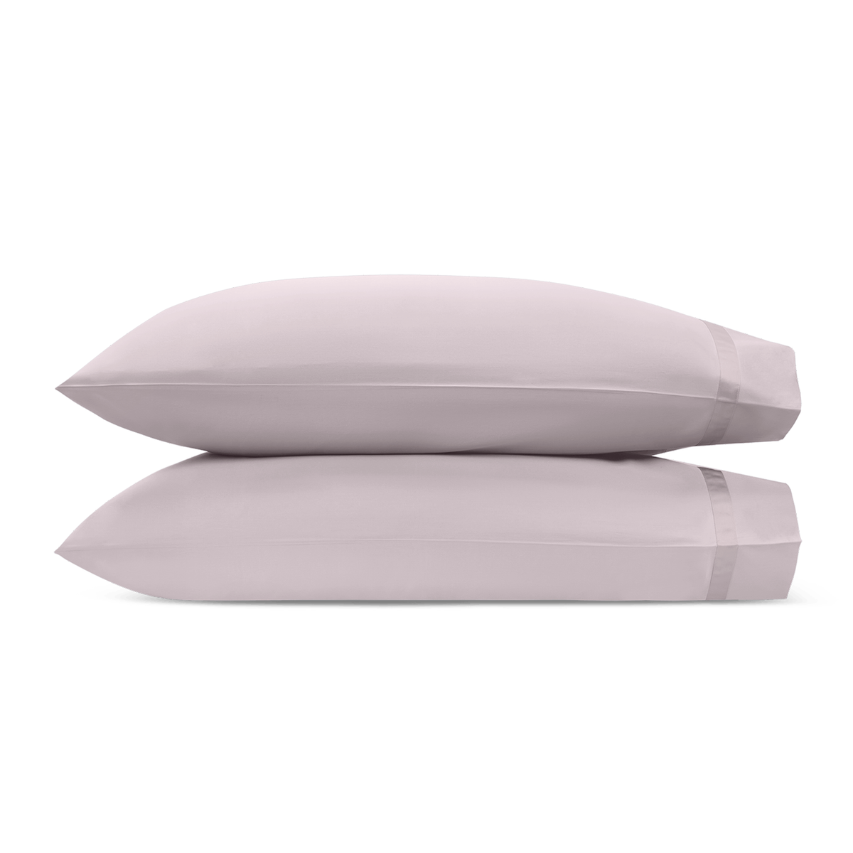 Pair of Pillowcase of Matouk Nocturne Bedding Collection in Color Deep Lilac
