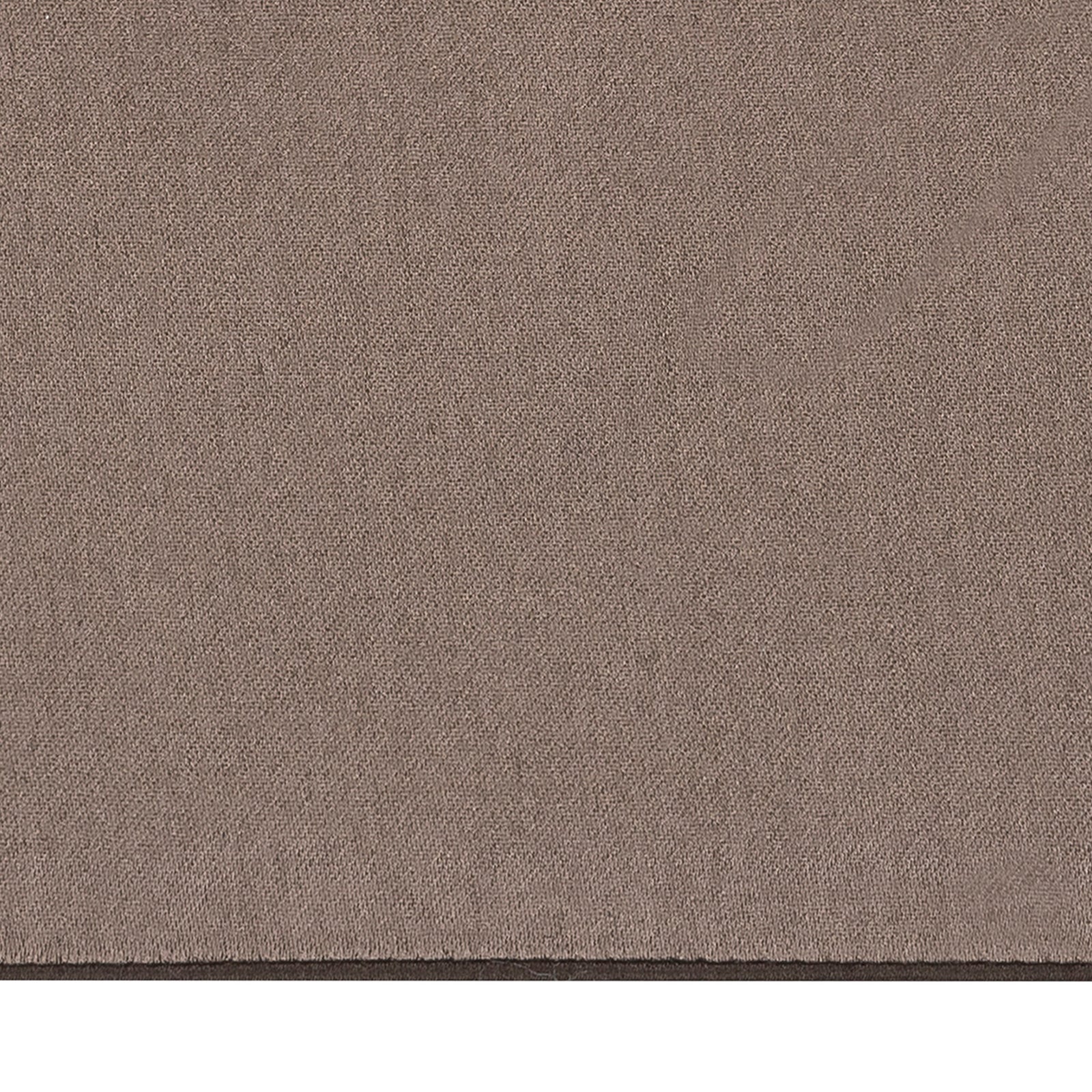 Front View of Model Wearing Matouk Nocturne Pajama Set in Color Mocha and Sable