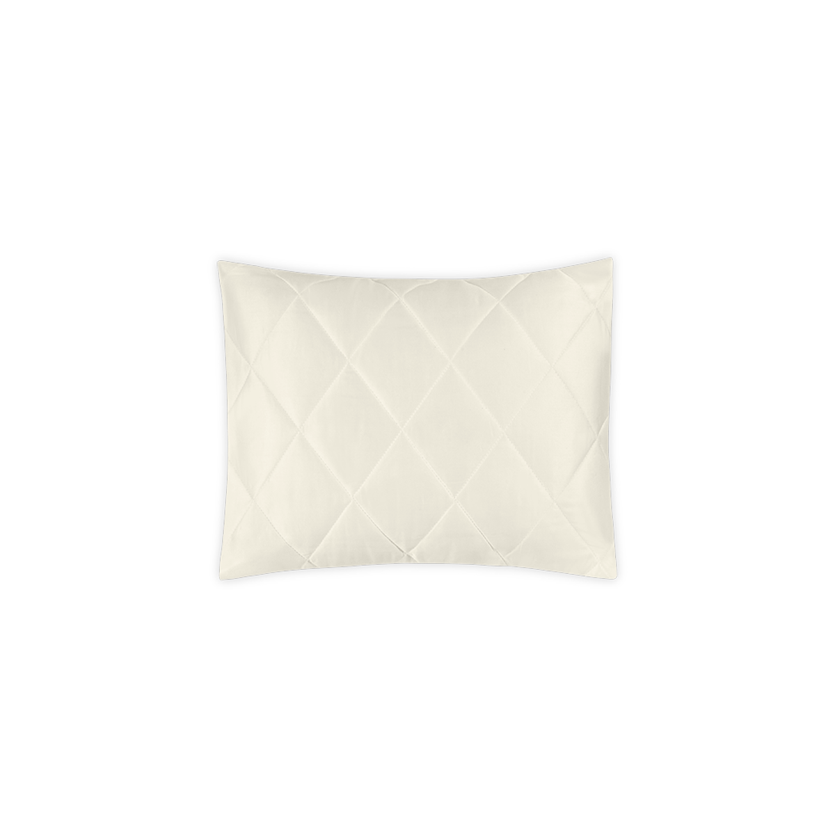 Silo Image of Matouk Nocturne Quilted Bedding Boudoir Sham in Ivory