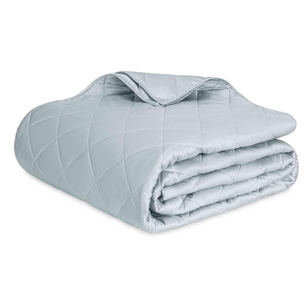 Silo Image of Matouk Nocturne Quilted Bedding Quilt in Pool