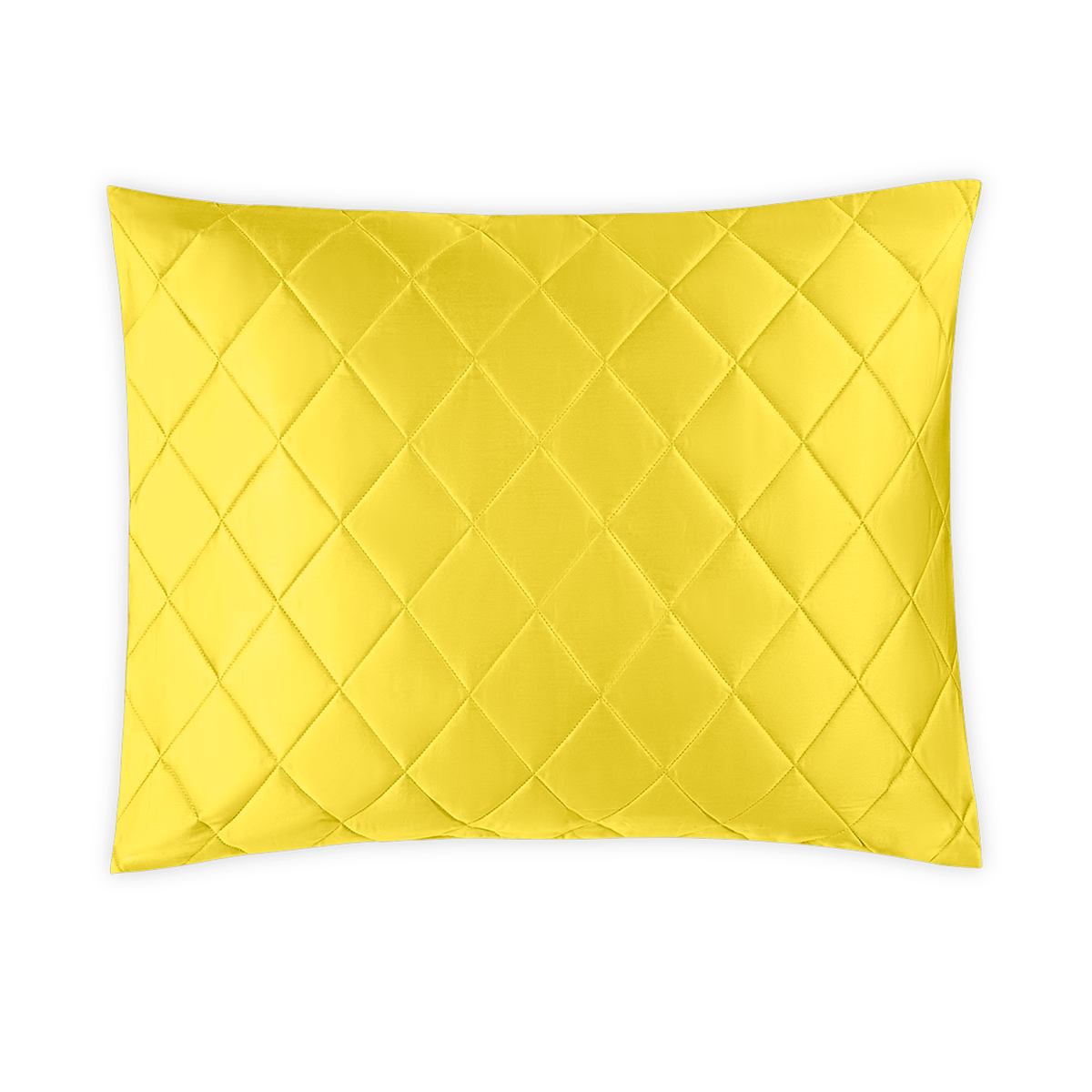Silo Image of Matouk Nocturne Quilted Bedding Sham in Lemon