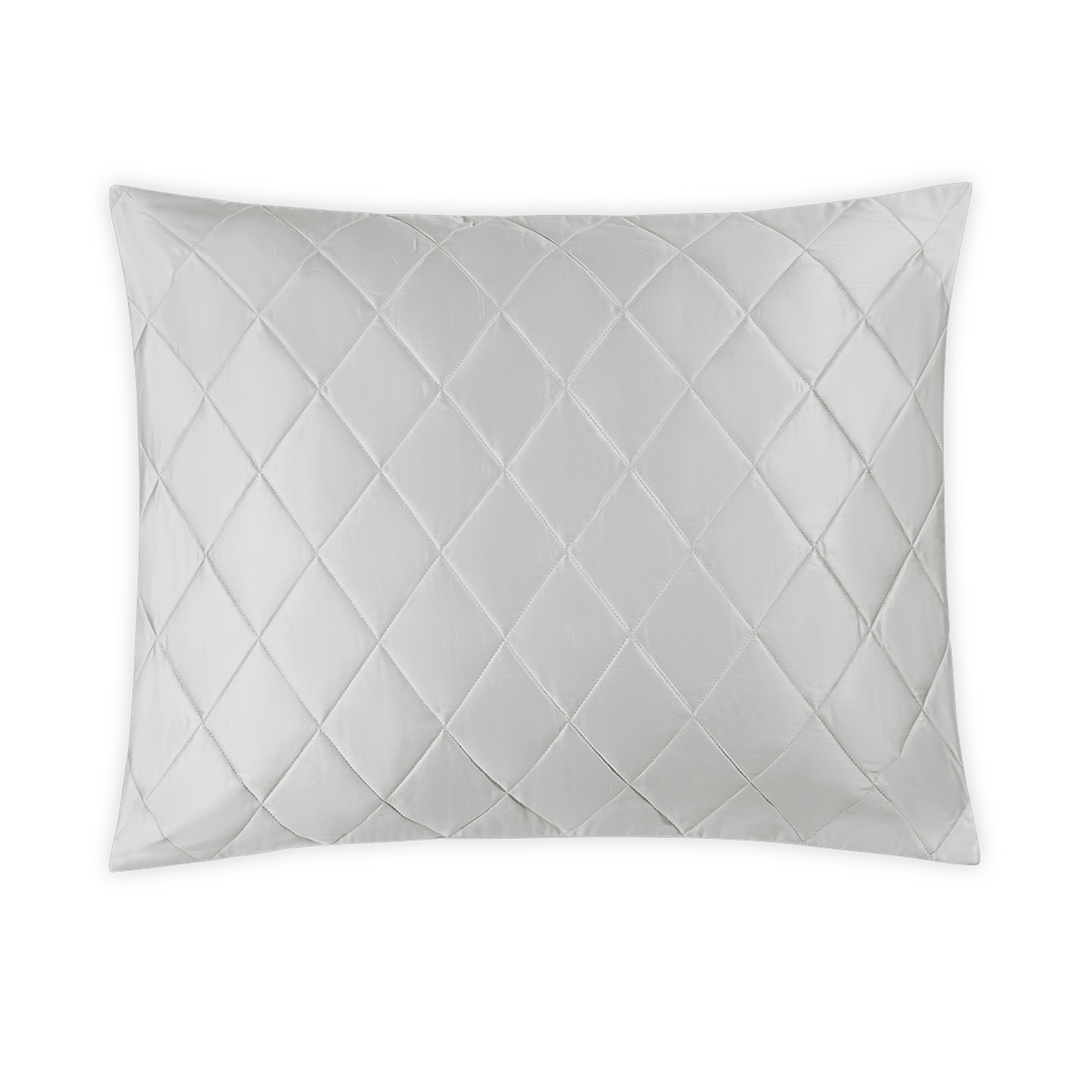 Silo Image of Matouk Nocturne Quilted Bedding Sham in Silver