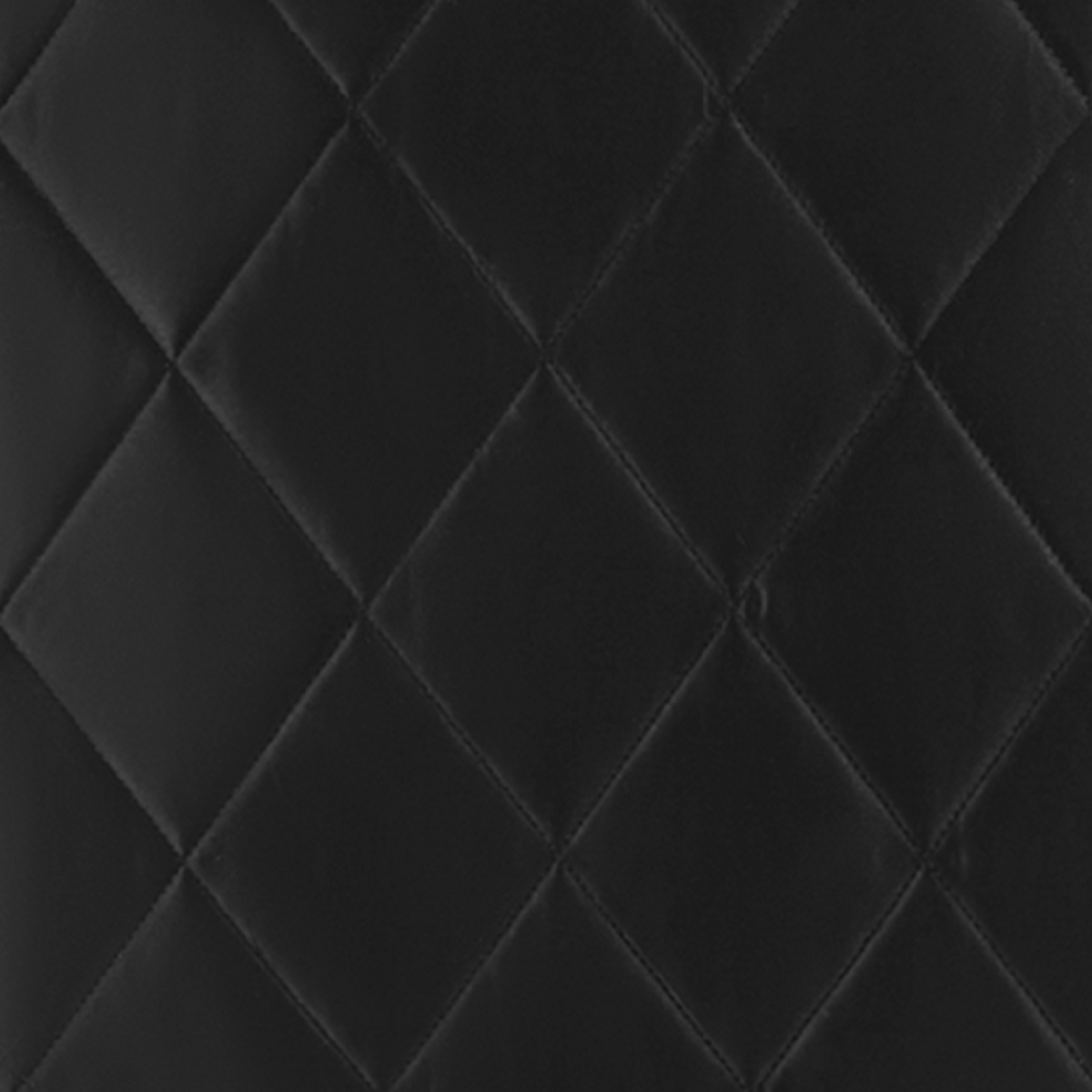 Detail Closeup of Matouk Nocturne Quilted Bedding Swatch in Black Color