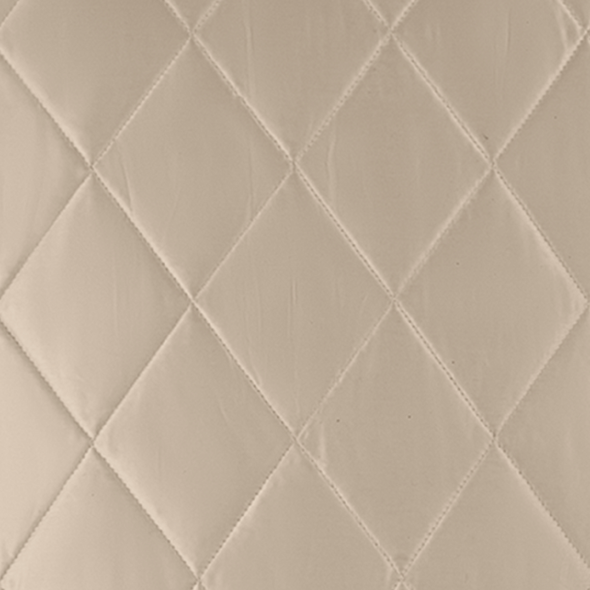 Detail Closeup of Matouk Nocturne Quilted Bedding Swatch in Khaki