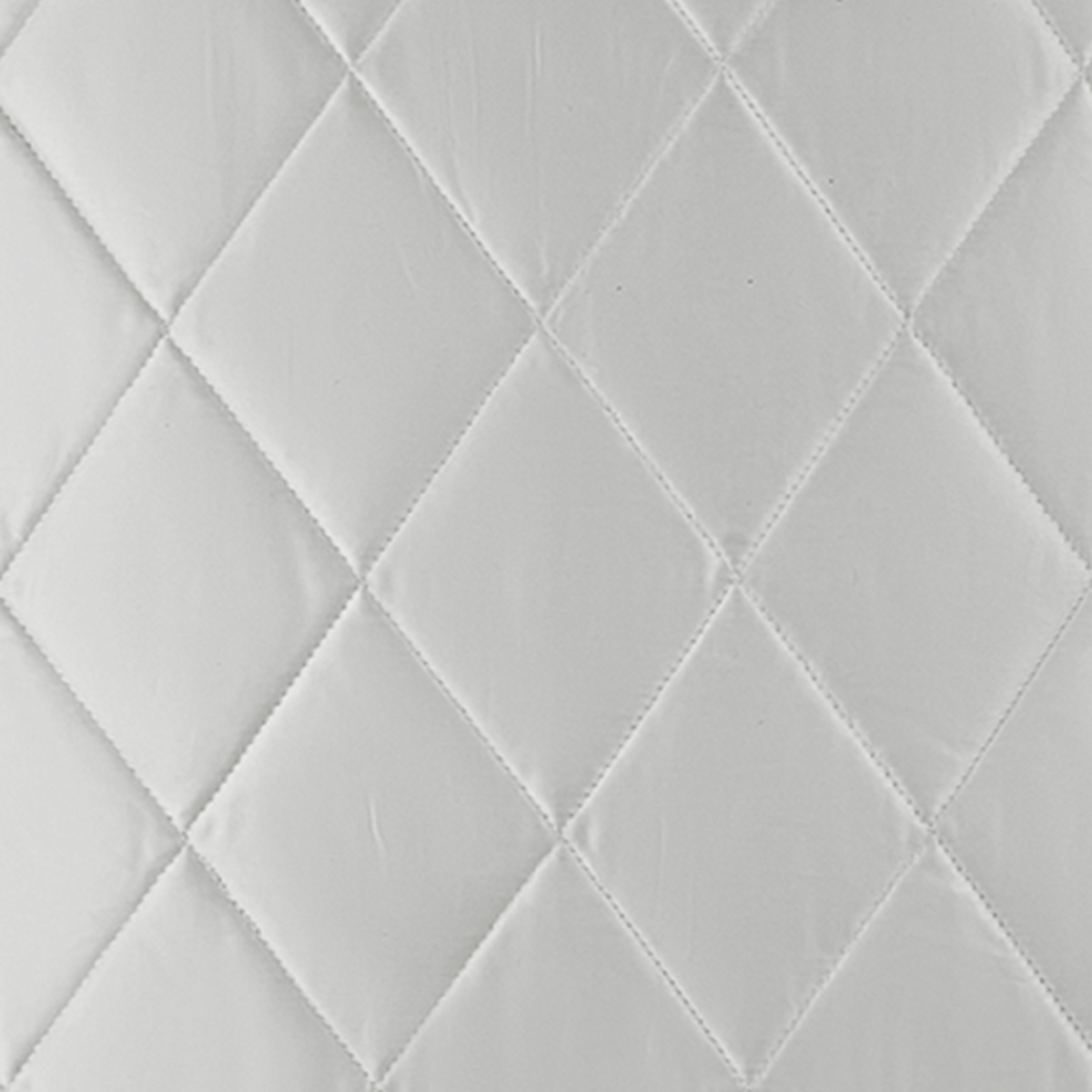 Detail Closeup of Matouk Nocturne Quilted Bedding Swatch in Silver