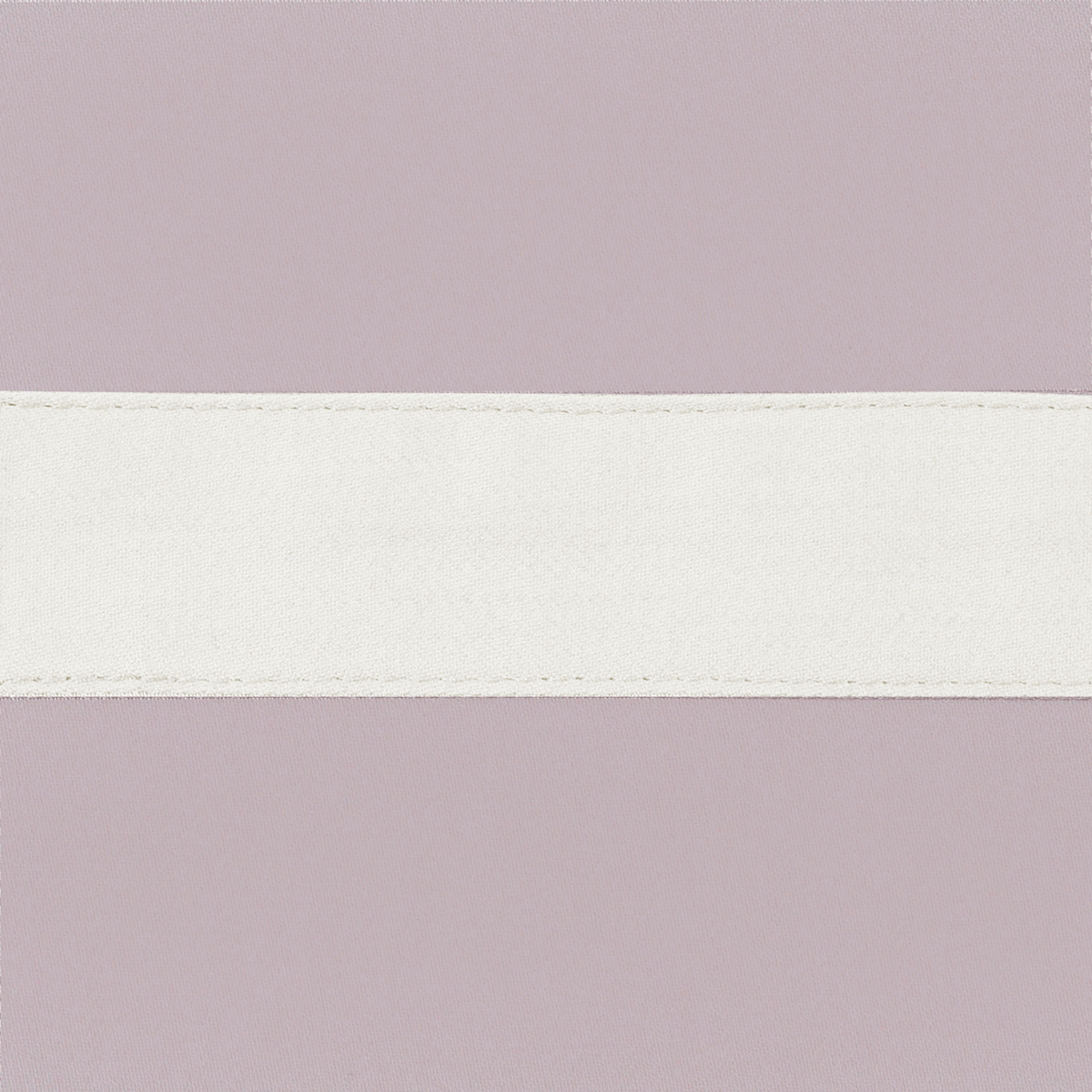 Swatch Sample of Matouk Nocturne Tissue Box Cover in Deep Lilac and Bone