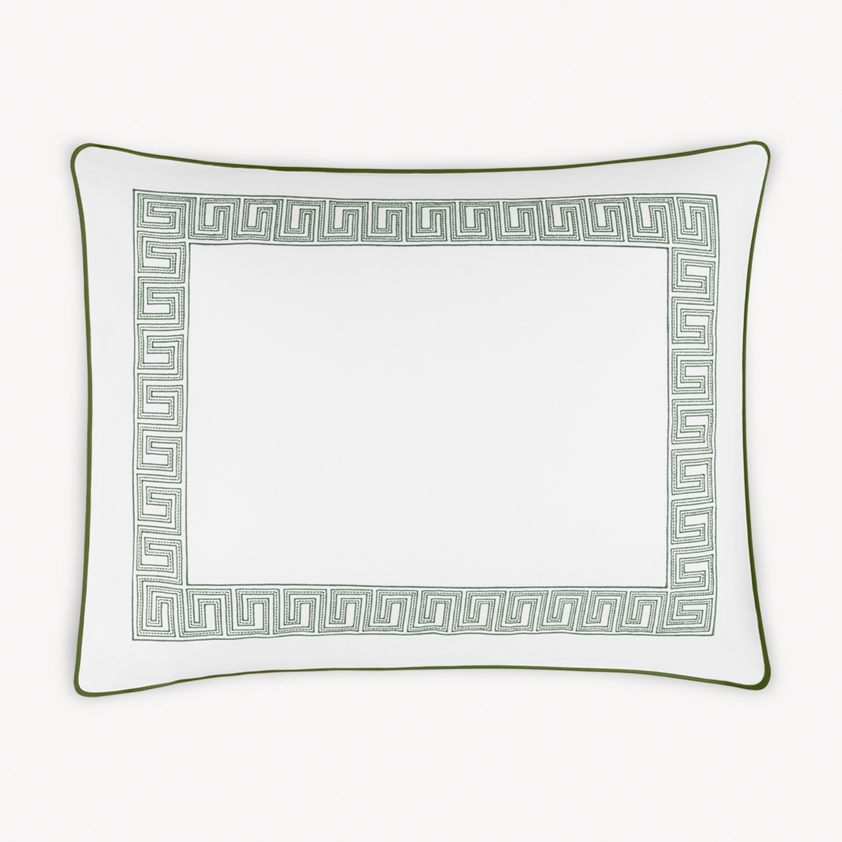 Sham Silo of Matouk Ophelia Pique Bedding in Clover