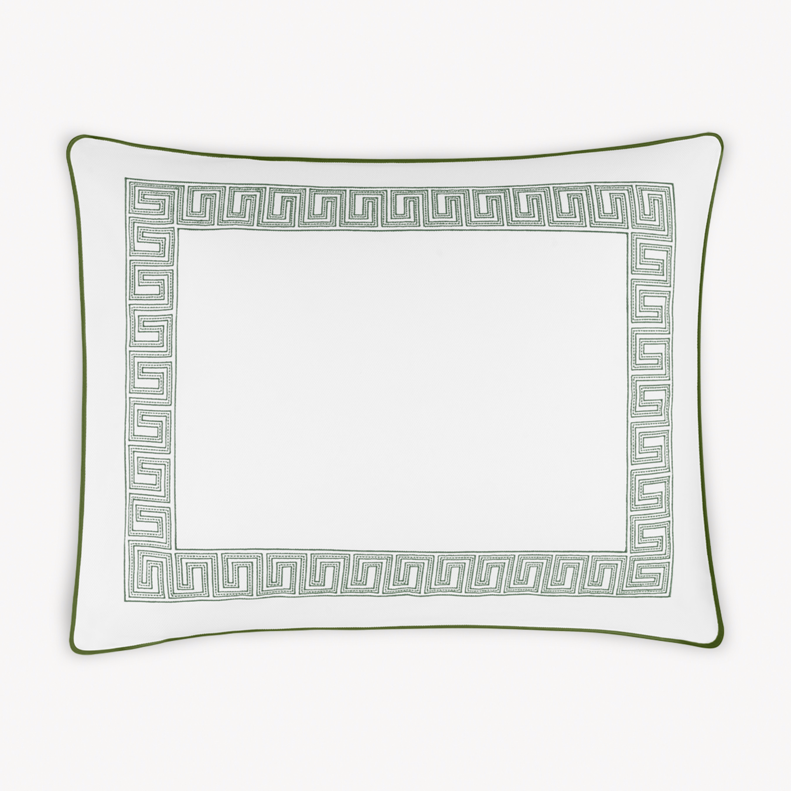 Sham Silo of Matouk Ophelia Pique Bedding in Clover