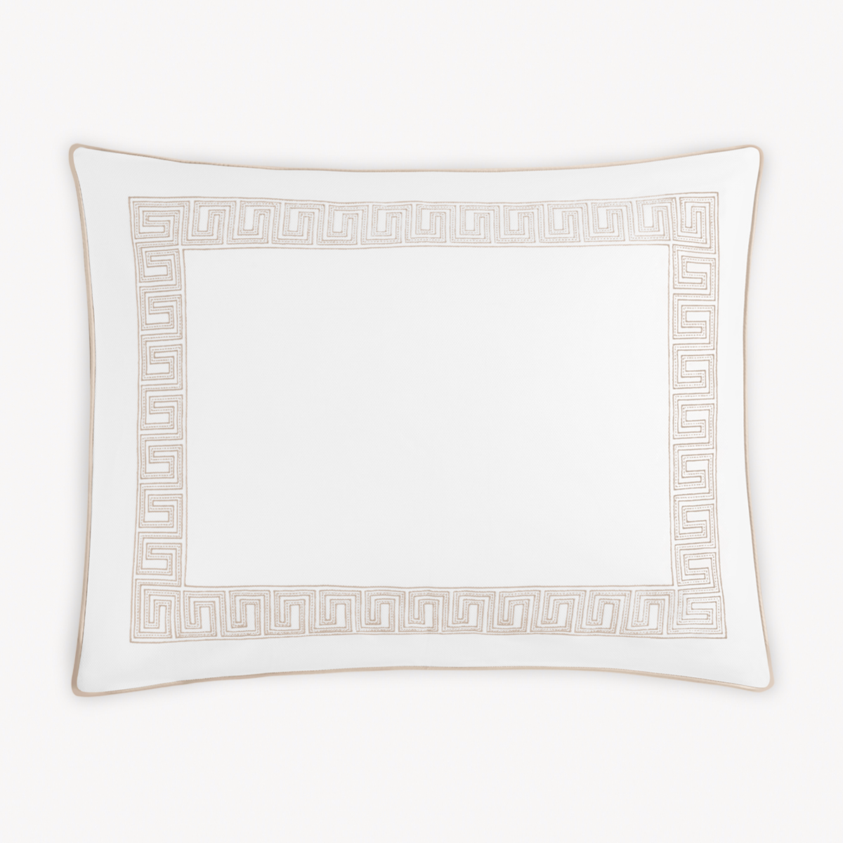 Sham Silo of Matouk Ophelia Pique Bedding in Dune