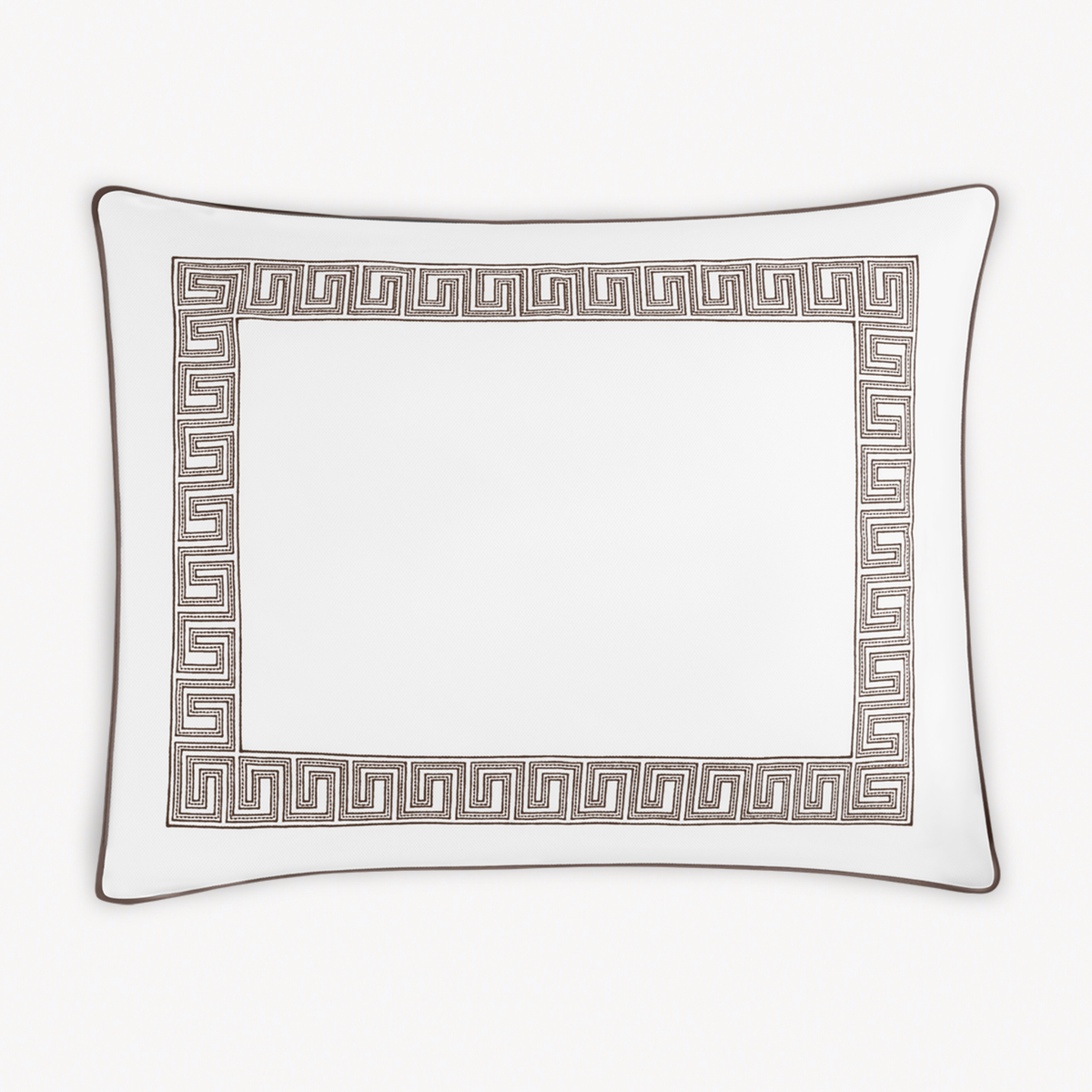 Sham Silo of Matouk Ophelia Pique Bedding in Mocha