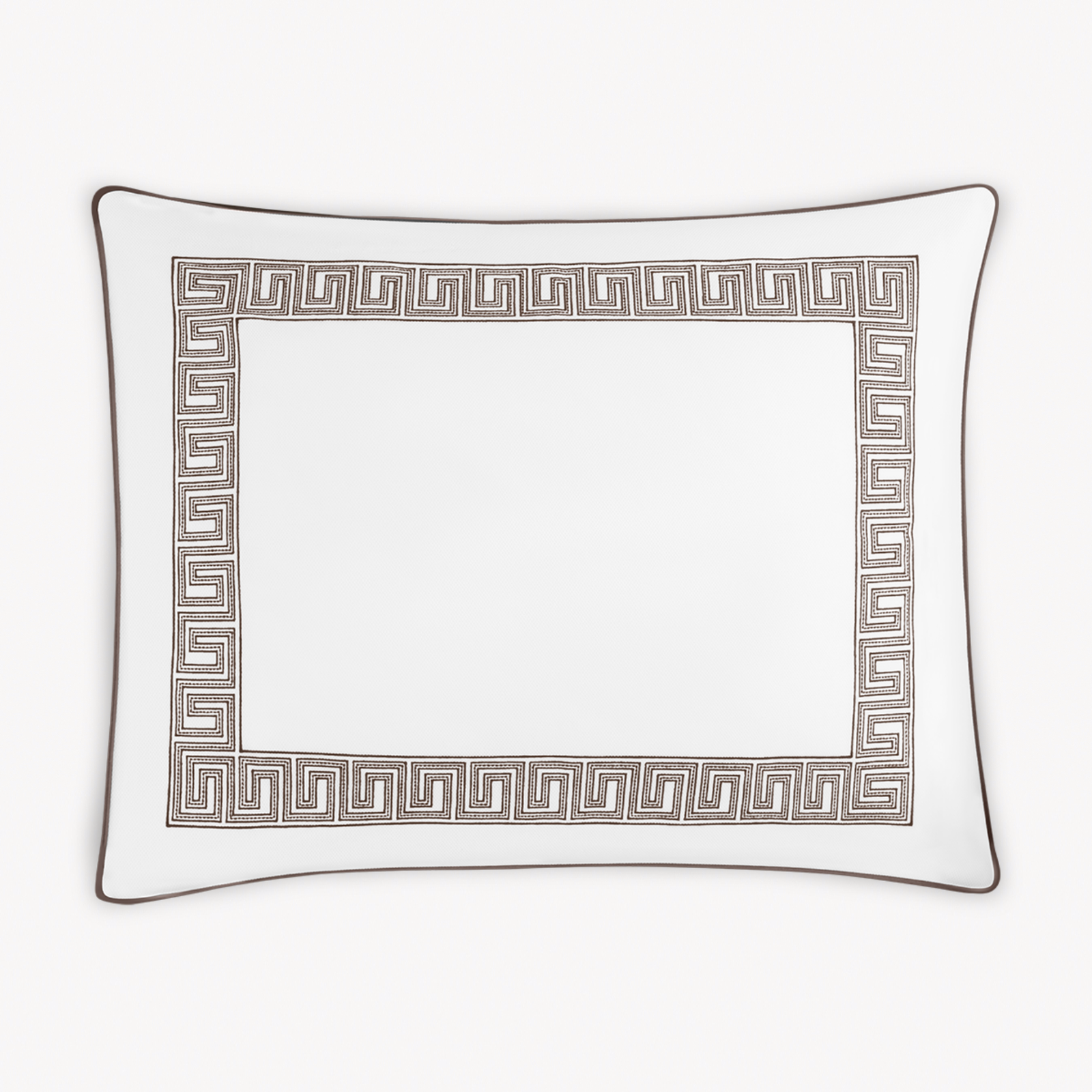 Sham Silo of Matouk Ophelia Pique Bedding in Mocha