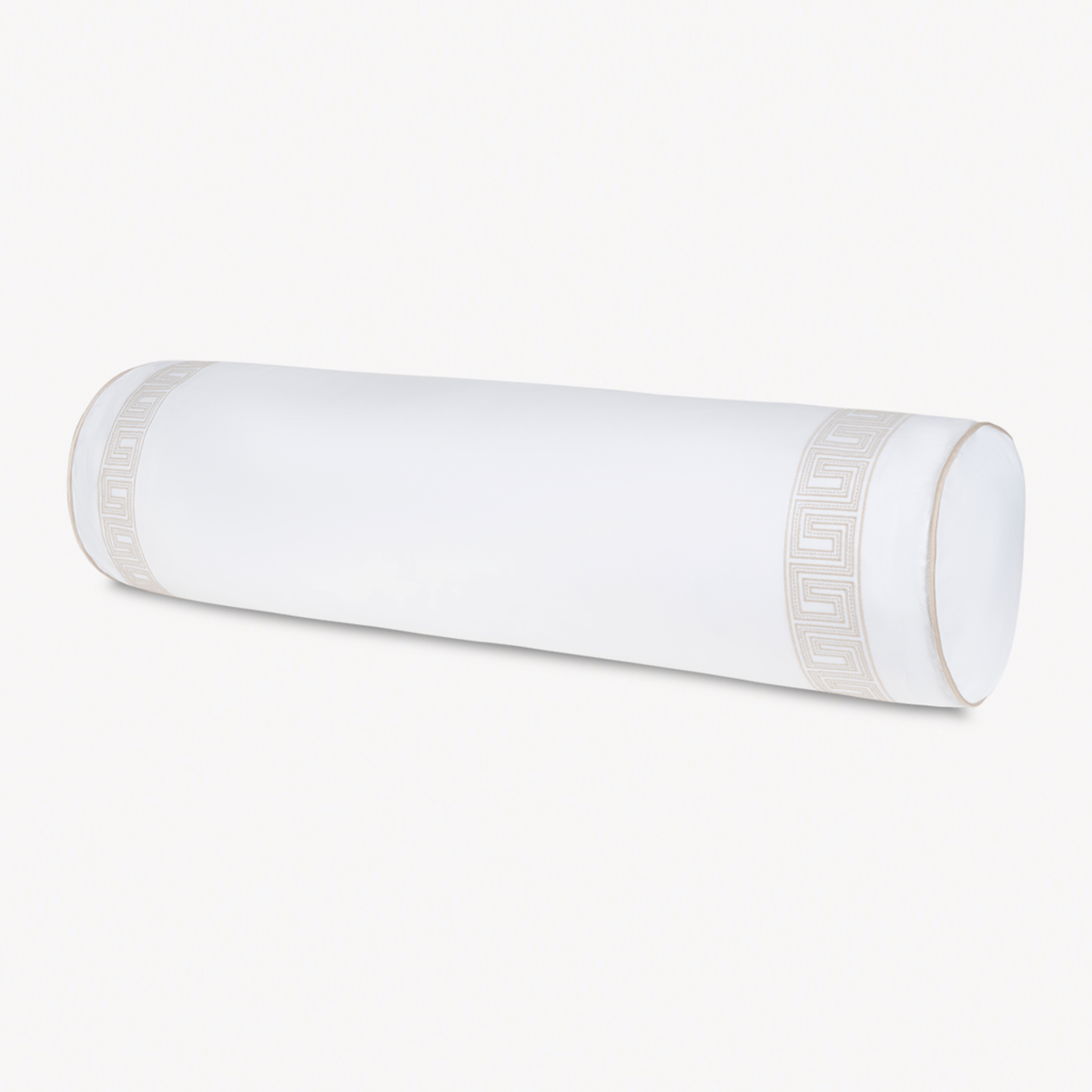 Bolster Sham of Matouk Ophelia Pique Bedding in Dune