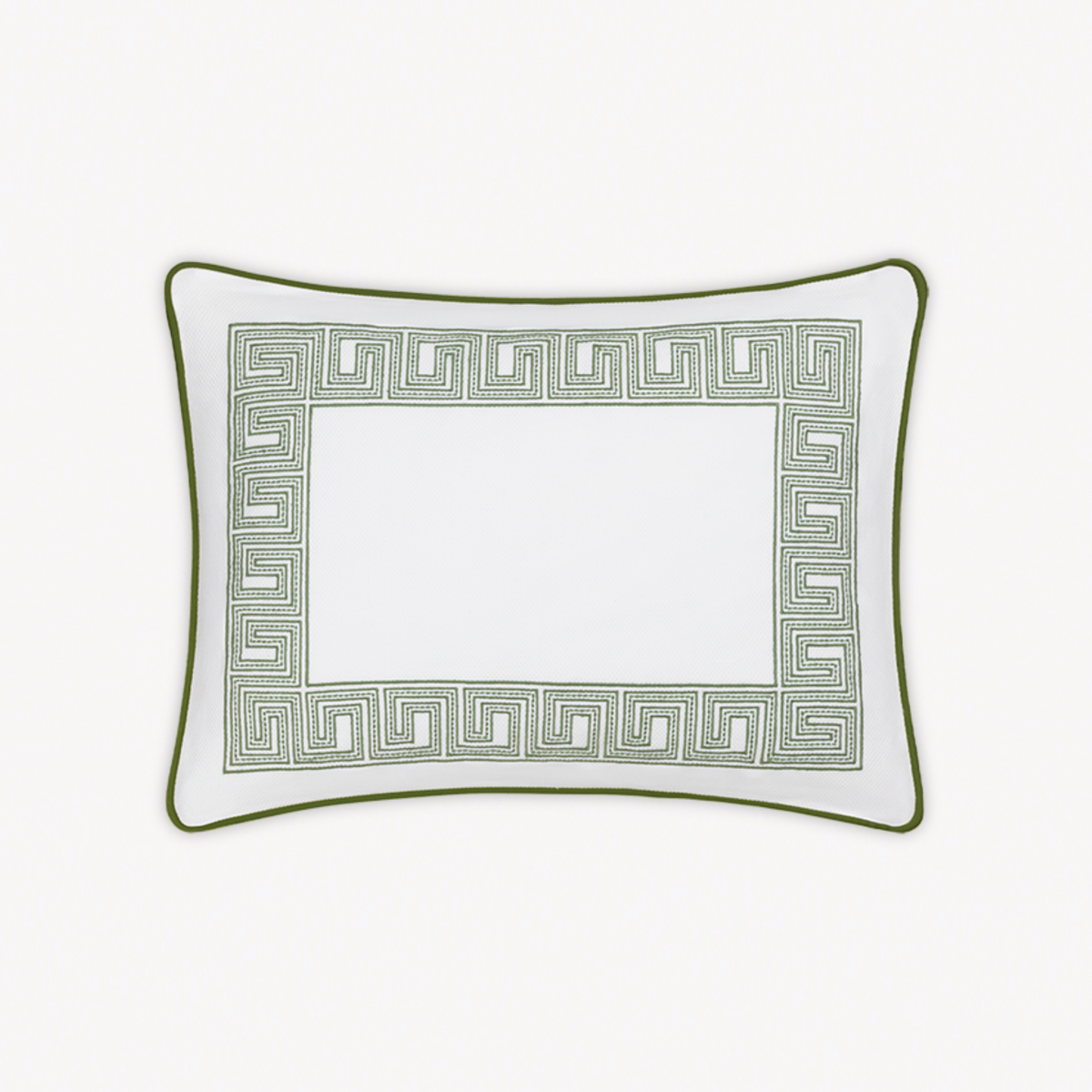 Boudoir Sham of Matouk Ophelia Pique Bedding in Clover