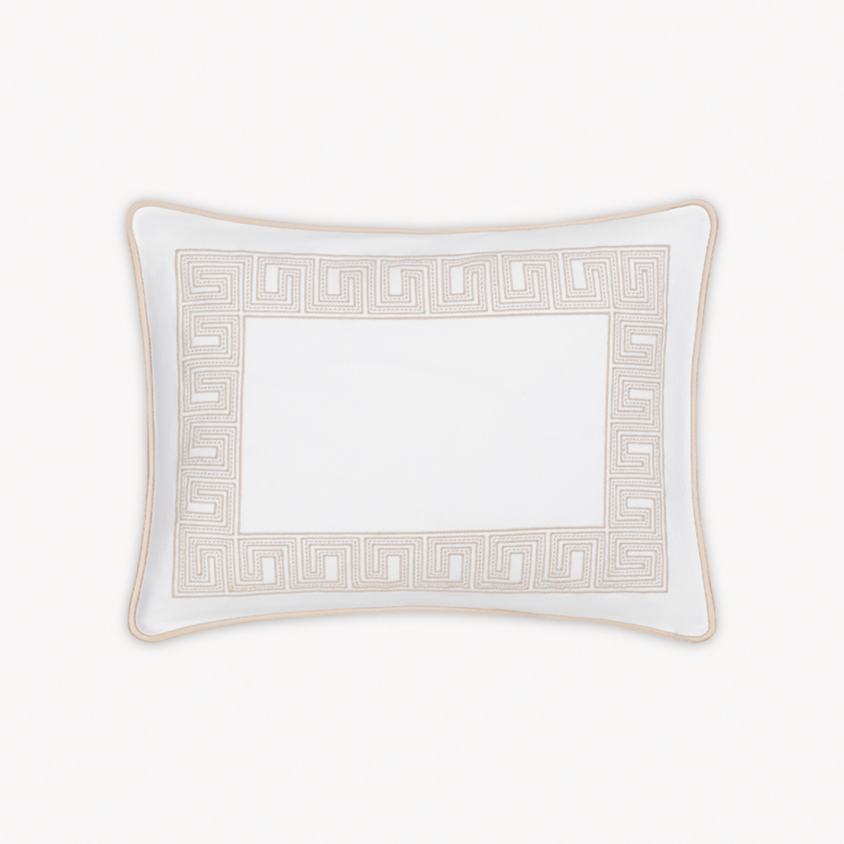 Boudoir Sham of Matouk Ophelia Pique Bedding in Dune