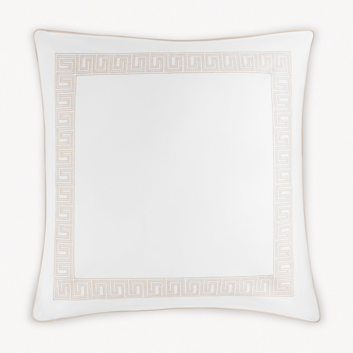 Euro Sham of Matouk Ophelia Pique Bedding in Dune