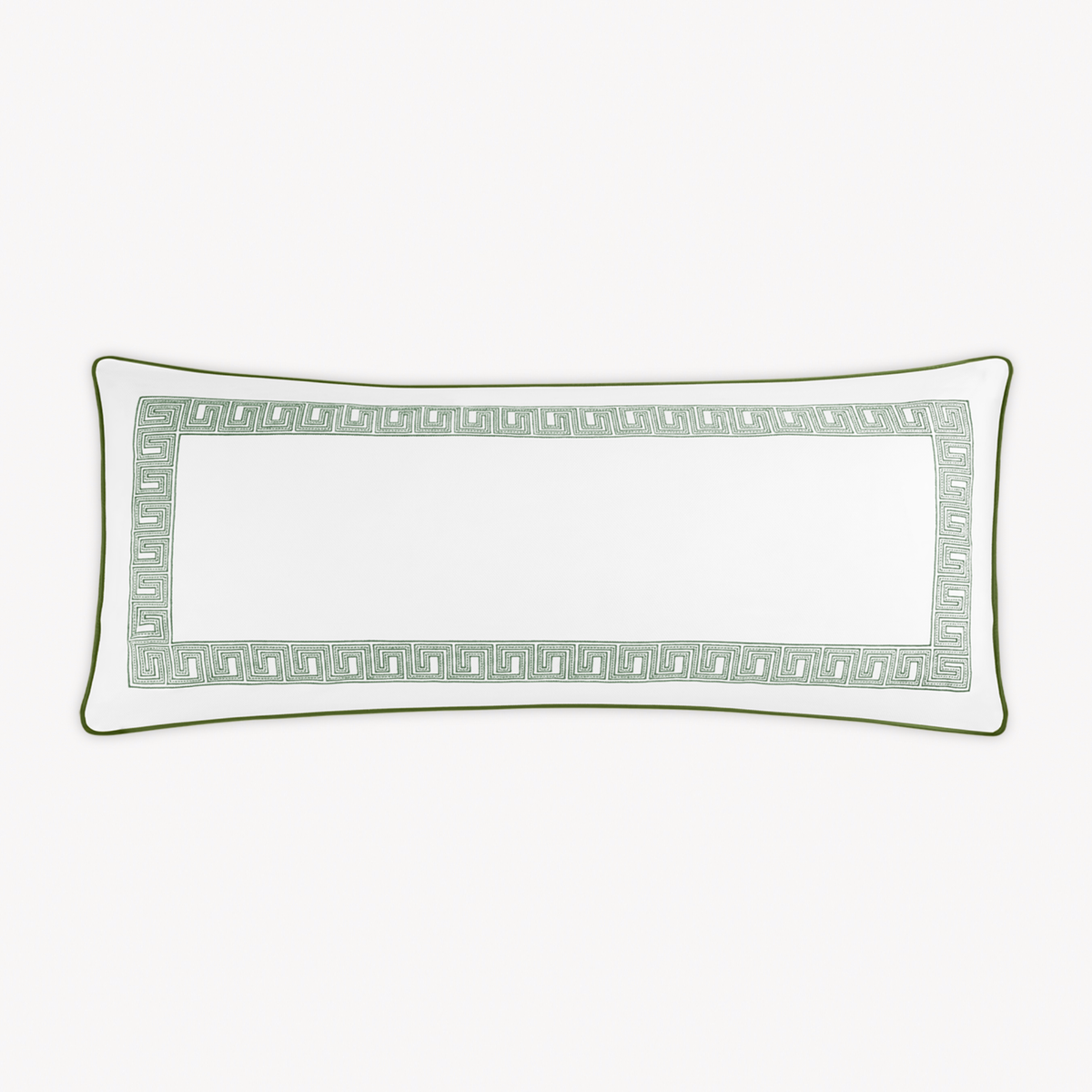 Lumbar Sham of Matouk Ophelia Pique Bedding in Clover