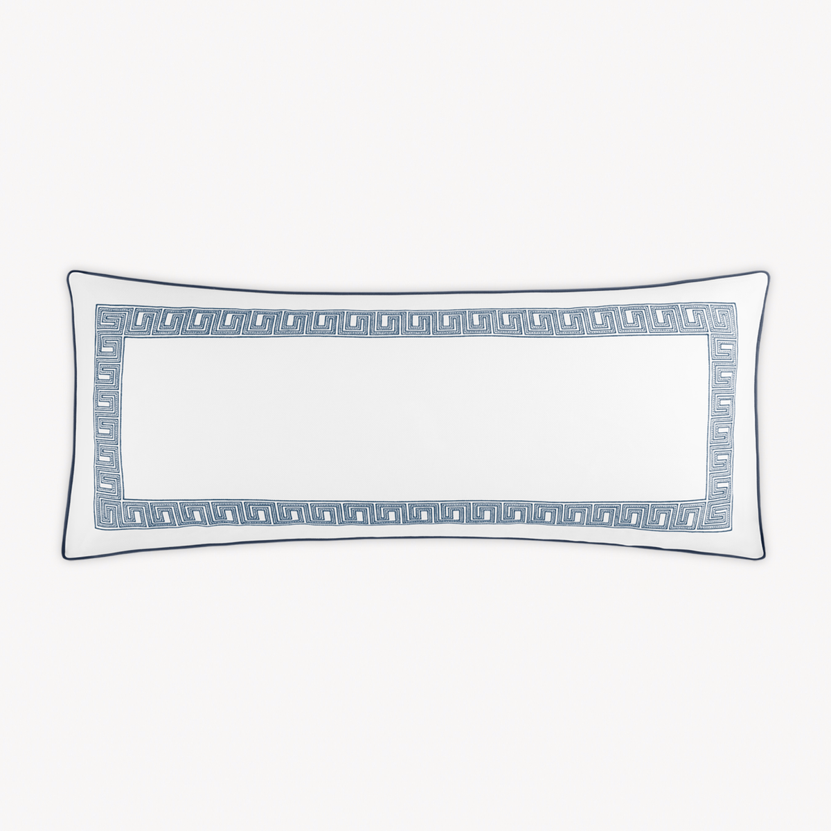 Lumbar Sham of Matouk Ophelia Pique Bedding in Indigo